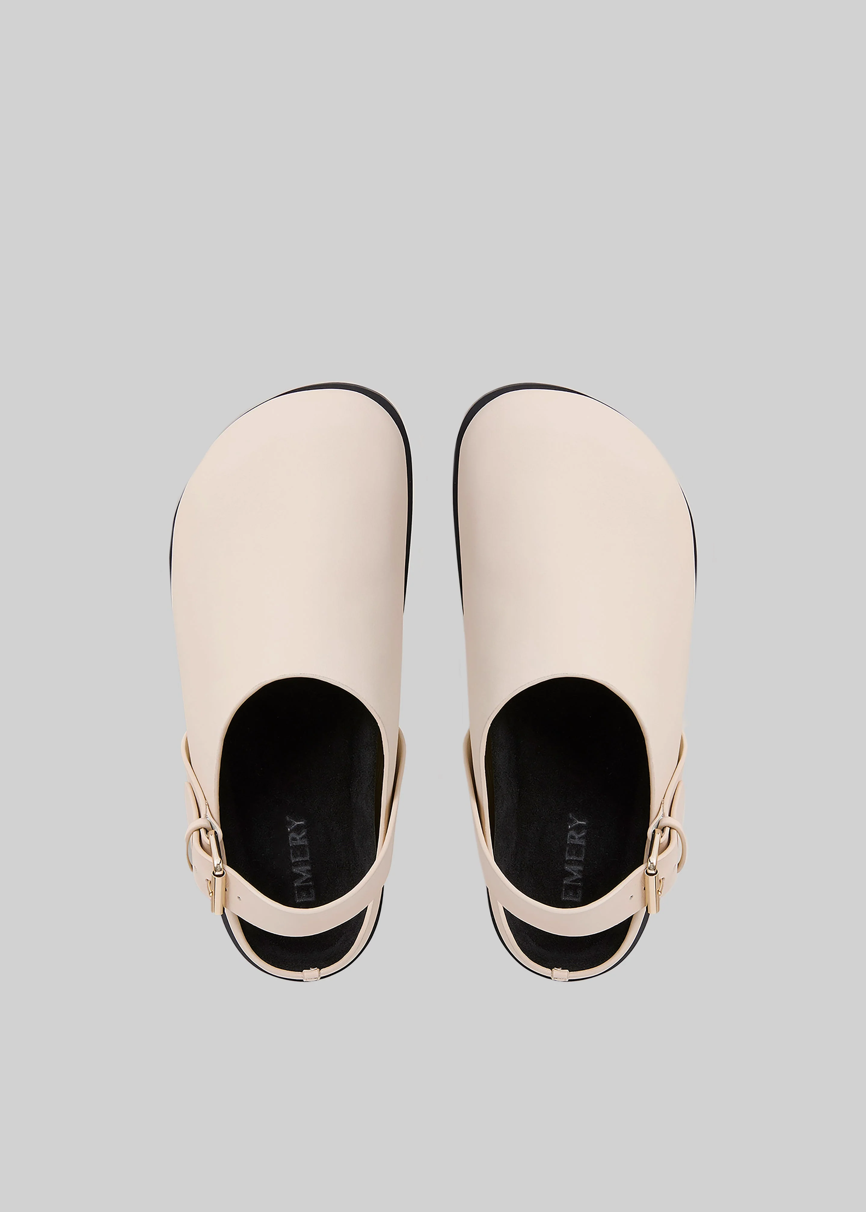 A.Emery Louis Clogs - Eggshell - Image 4