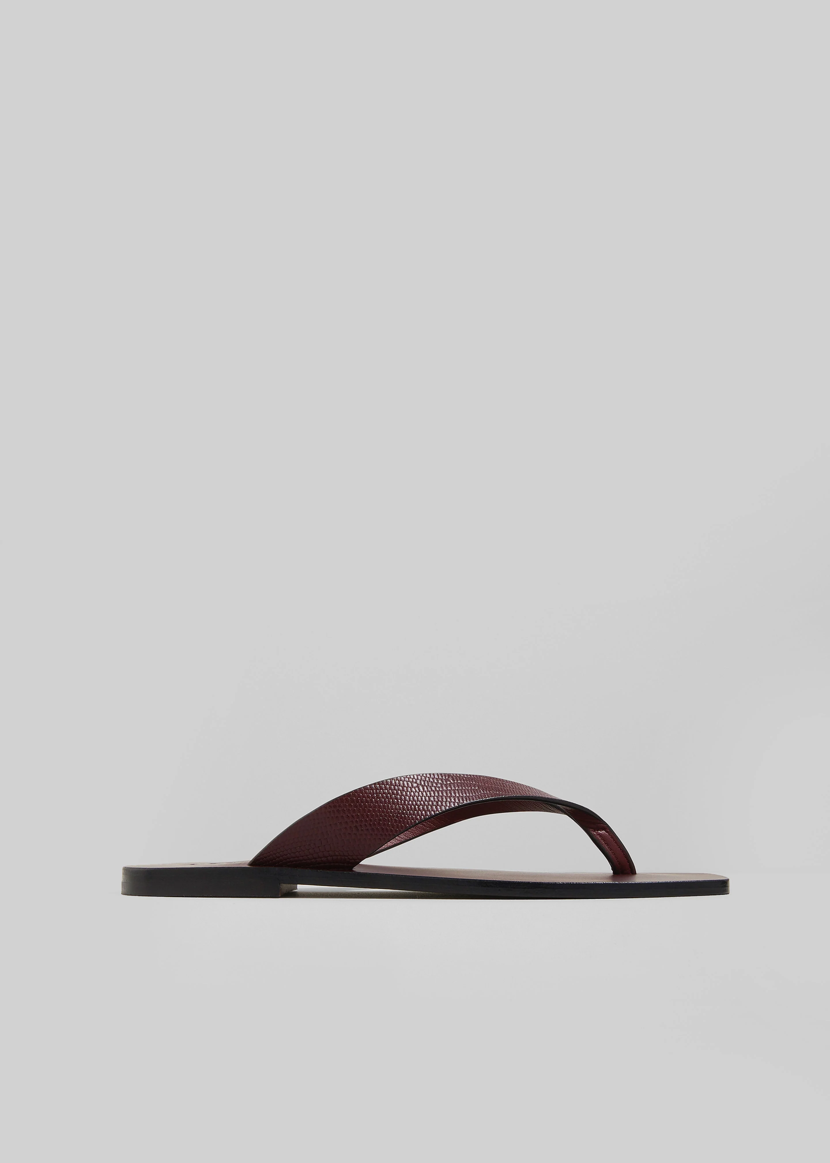 A.Emery The Kinto Sandals - Mulberry Embossed Lizard - Image 2