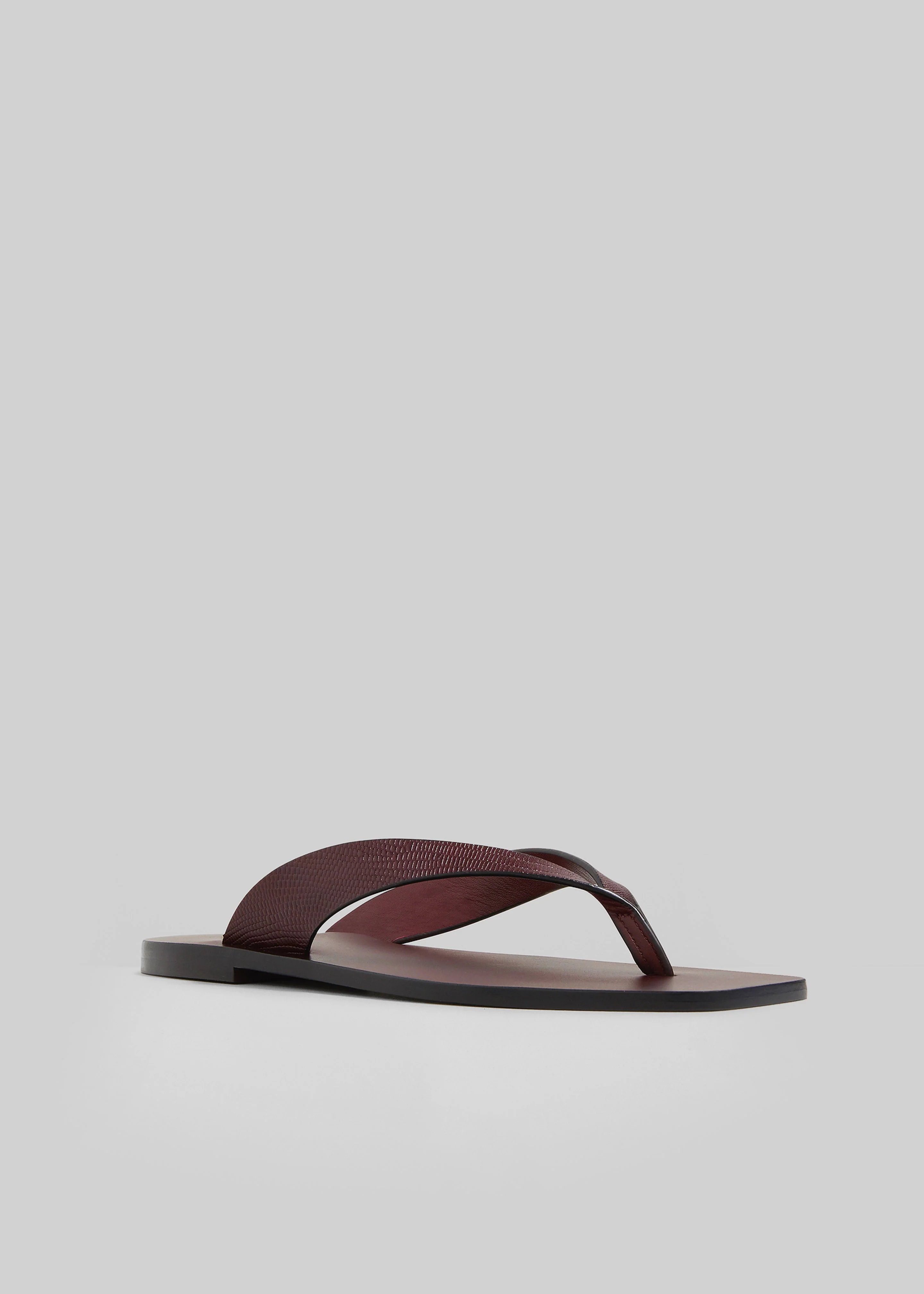 A.Emery The Kinto Sandals - Mulberry Embossed Lizard - Image 4