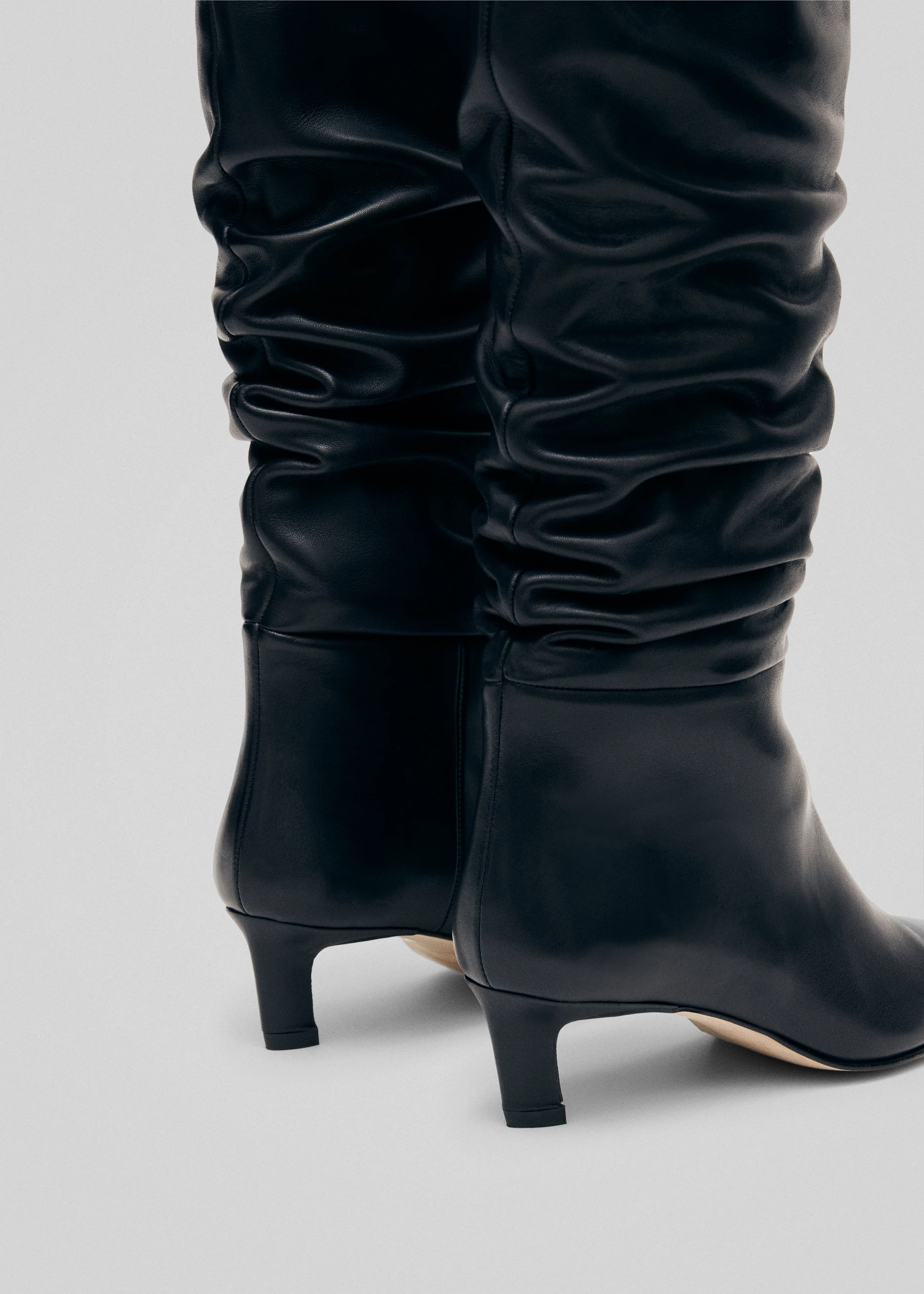 Alohas Kalila Leather Boots - Black - Image 6