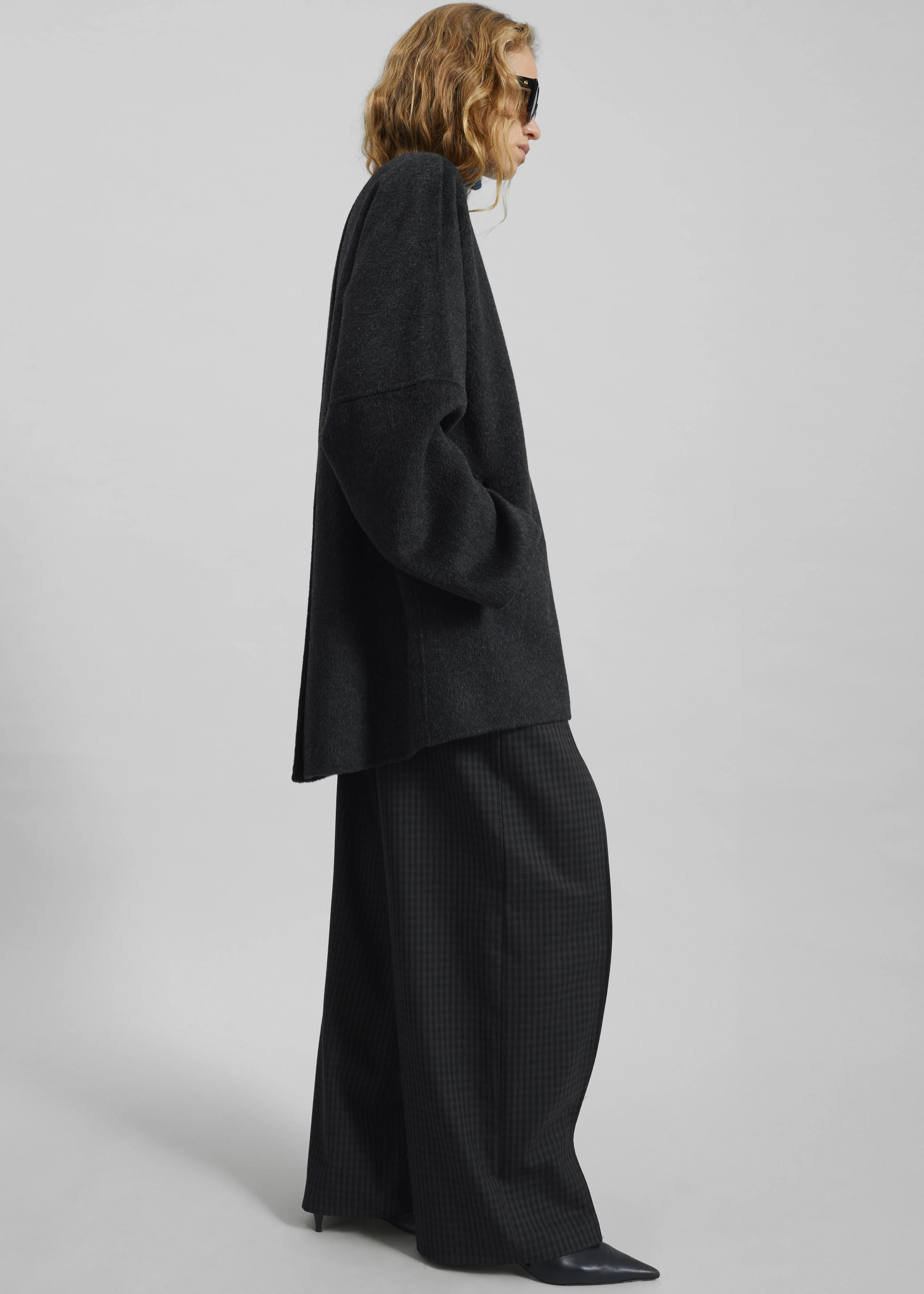 Altdorf Wool Coat - Charcoal - Image 4