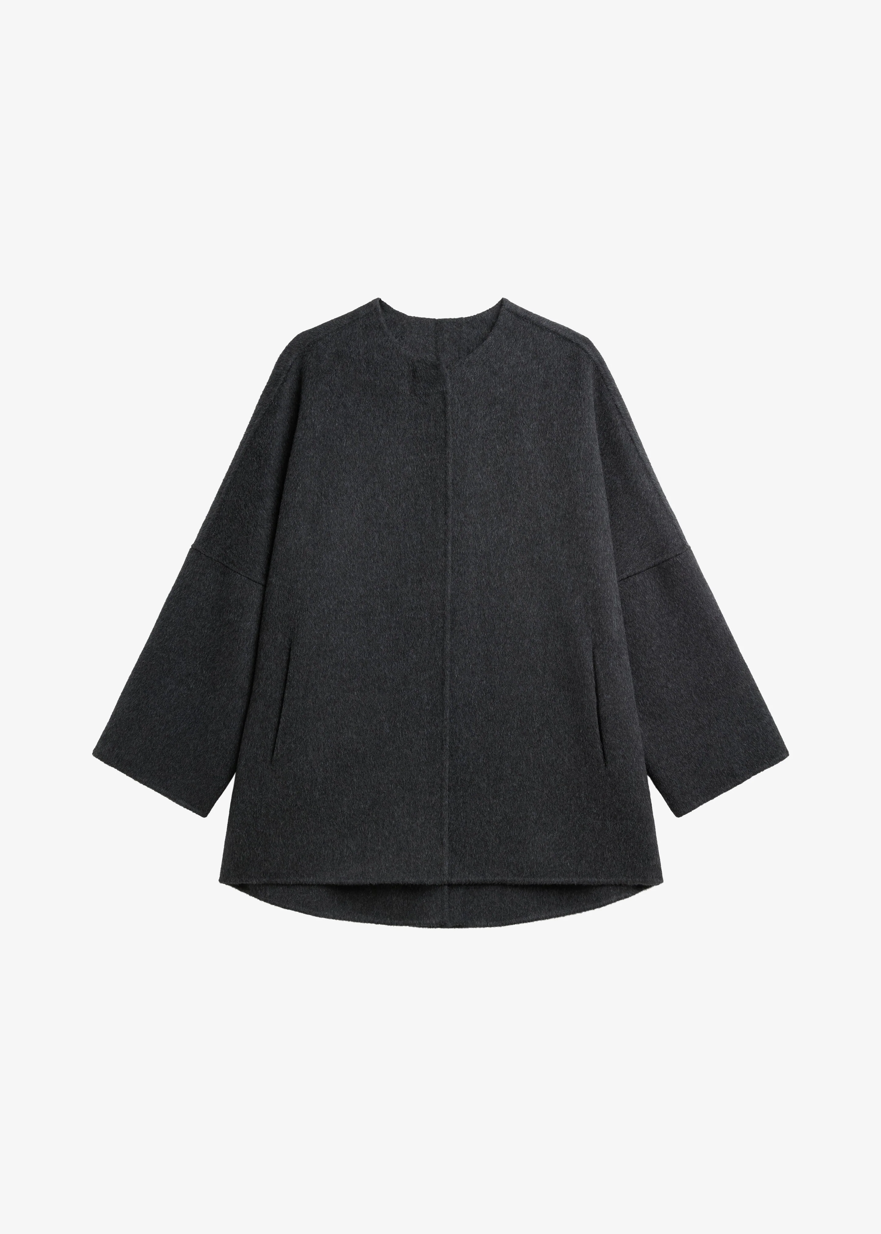 Altdorf Wool Coat - Charcoal - Image 7