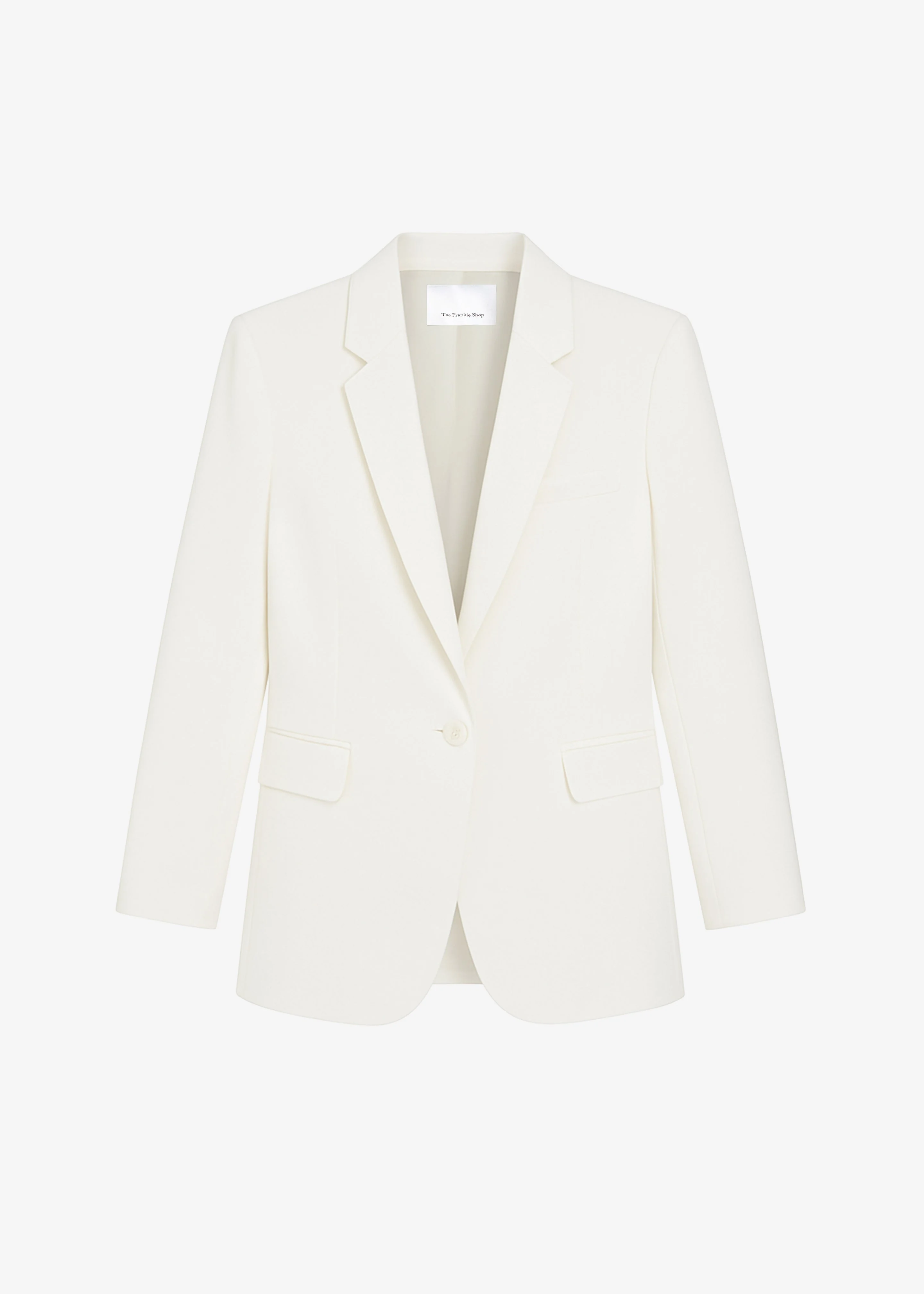 Amelia Tailored Blazer - White - Image 7