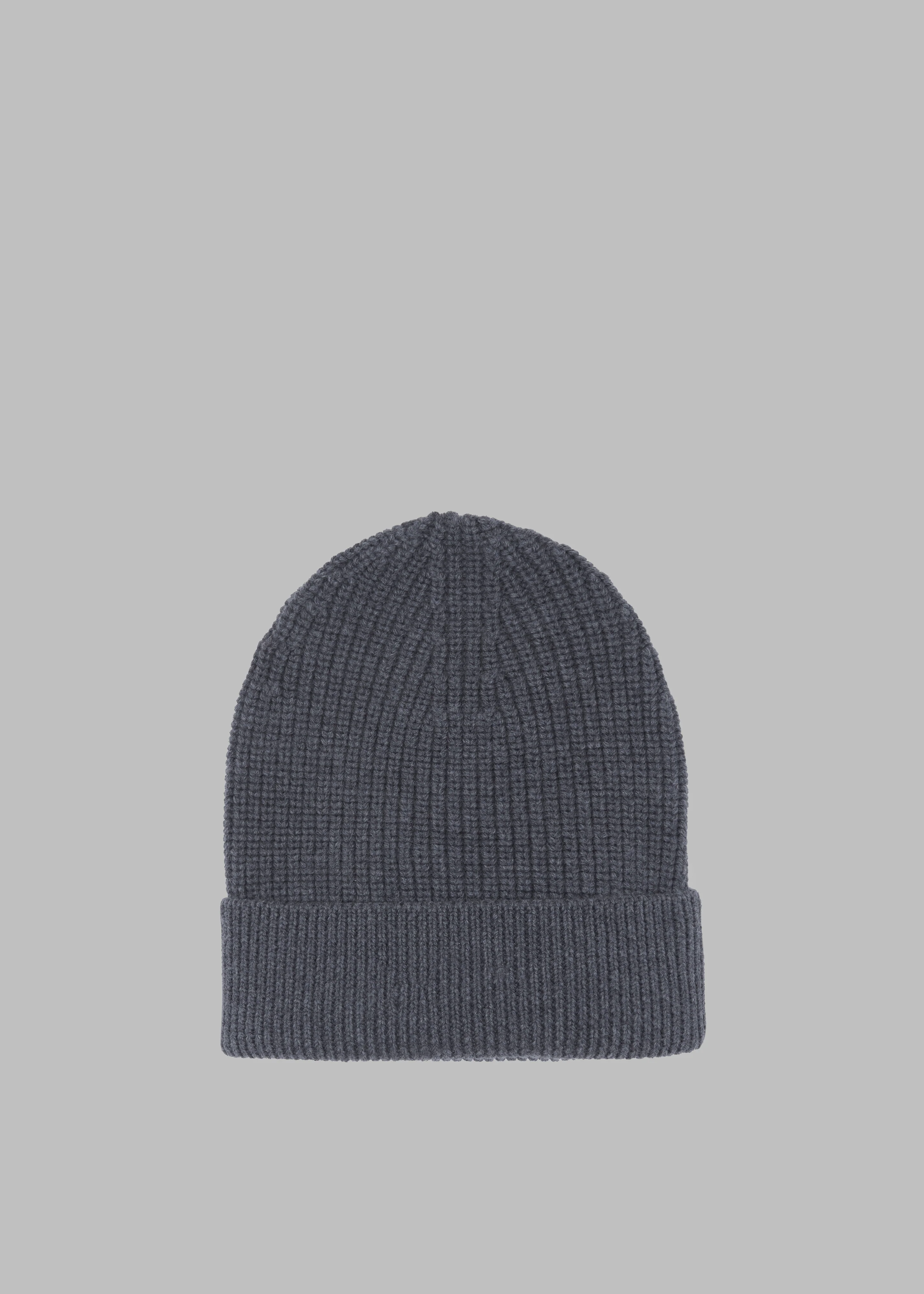 Amo Wool Beanie - Grey Melange - Image 2