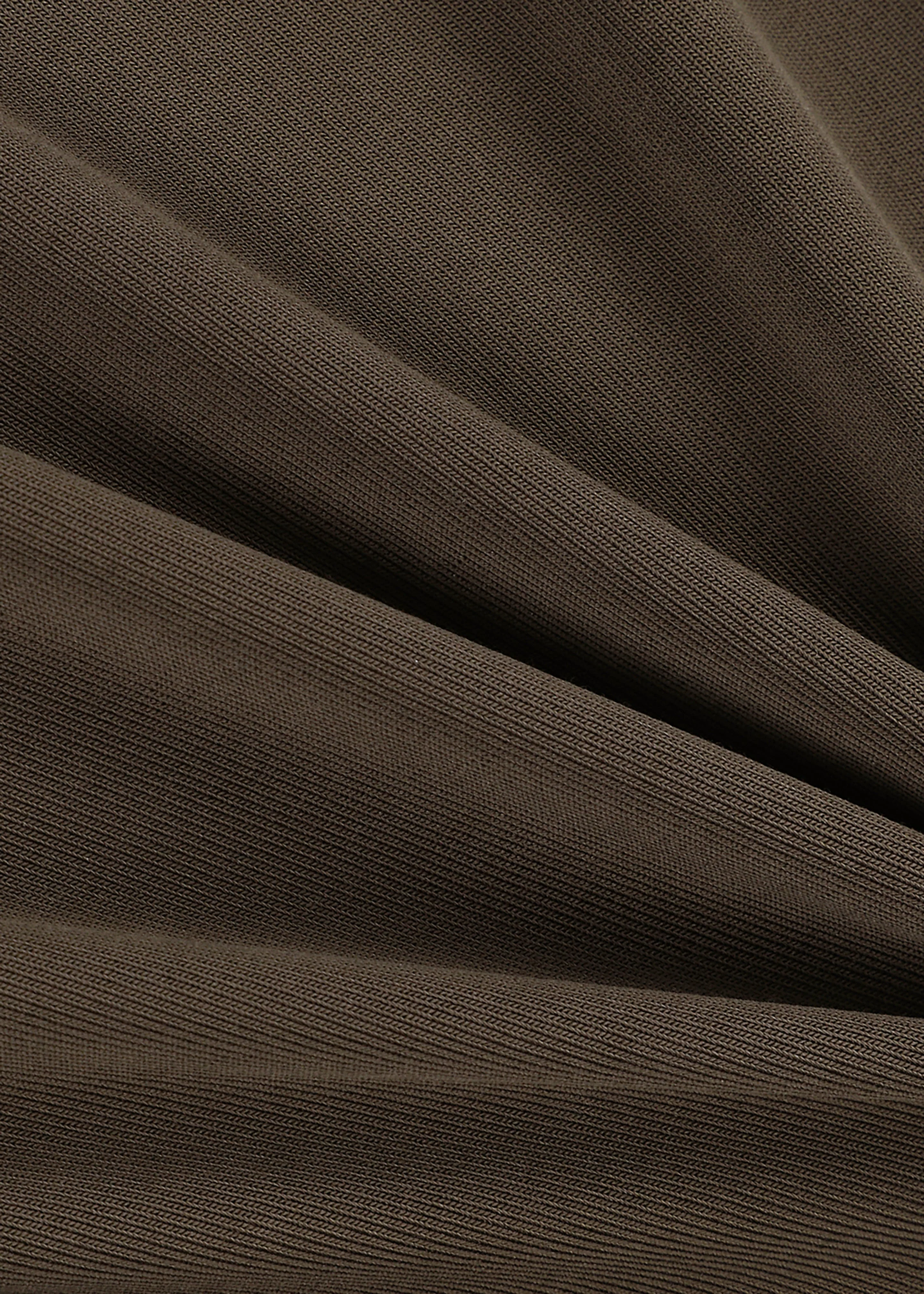 Amomento Jersey Hooded Jumper - Brown - Image 6