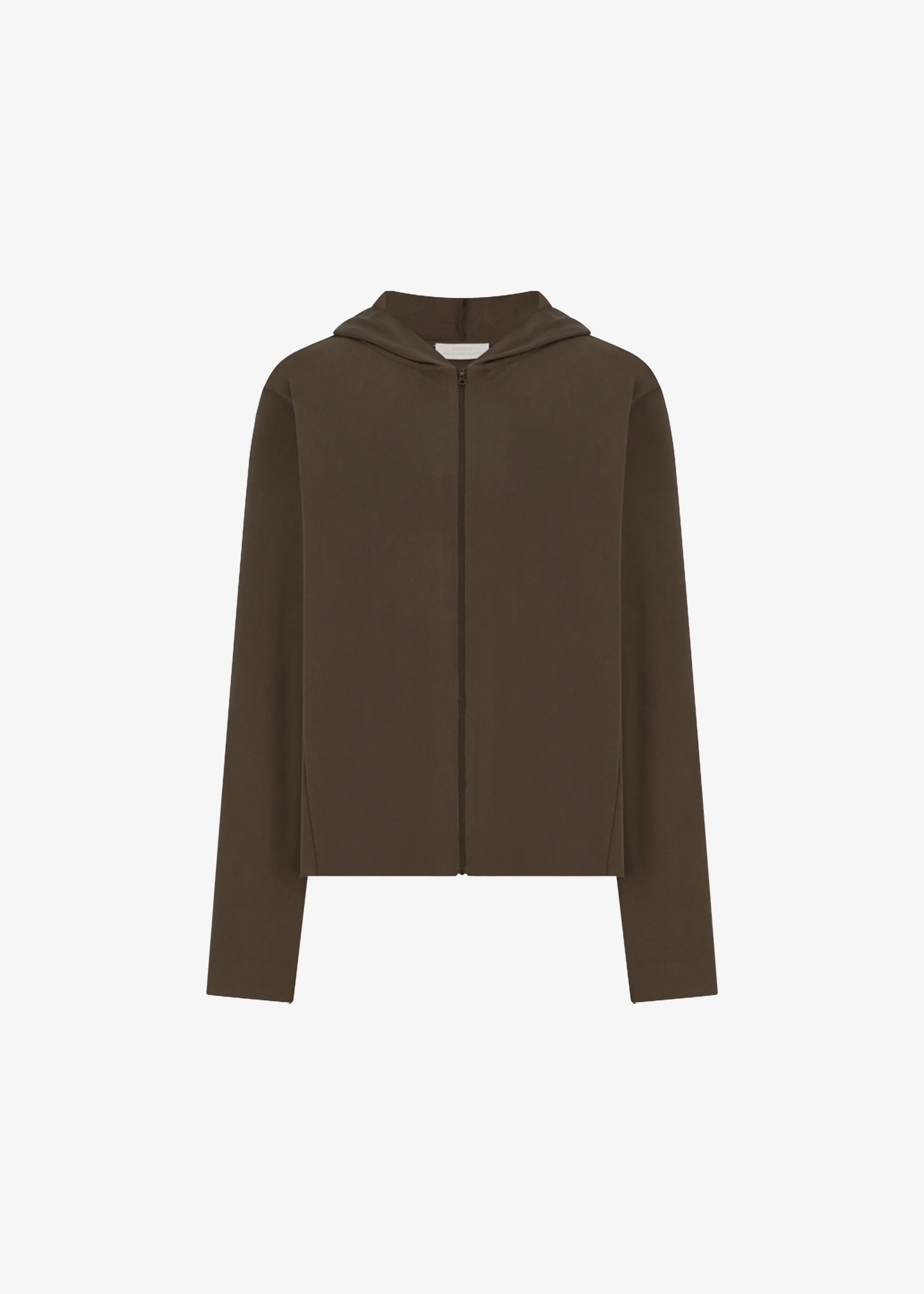 Amomento Jersey Hooded Jumper - Brown - Image 7