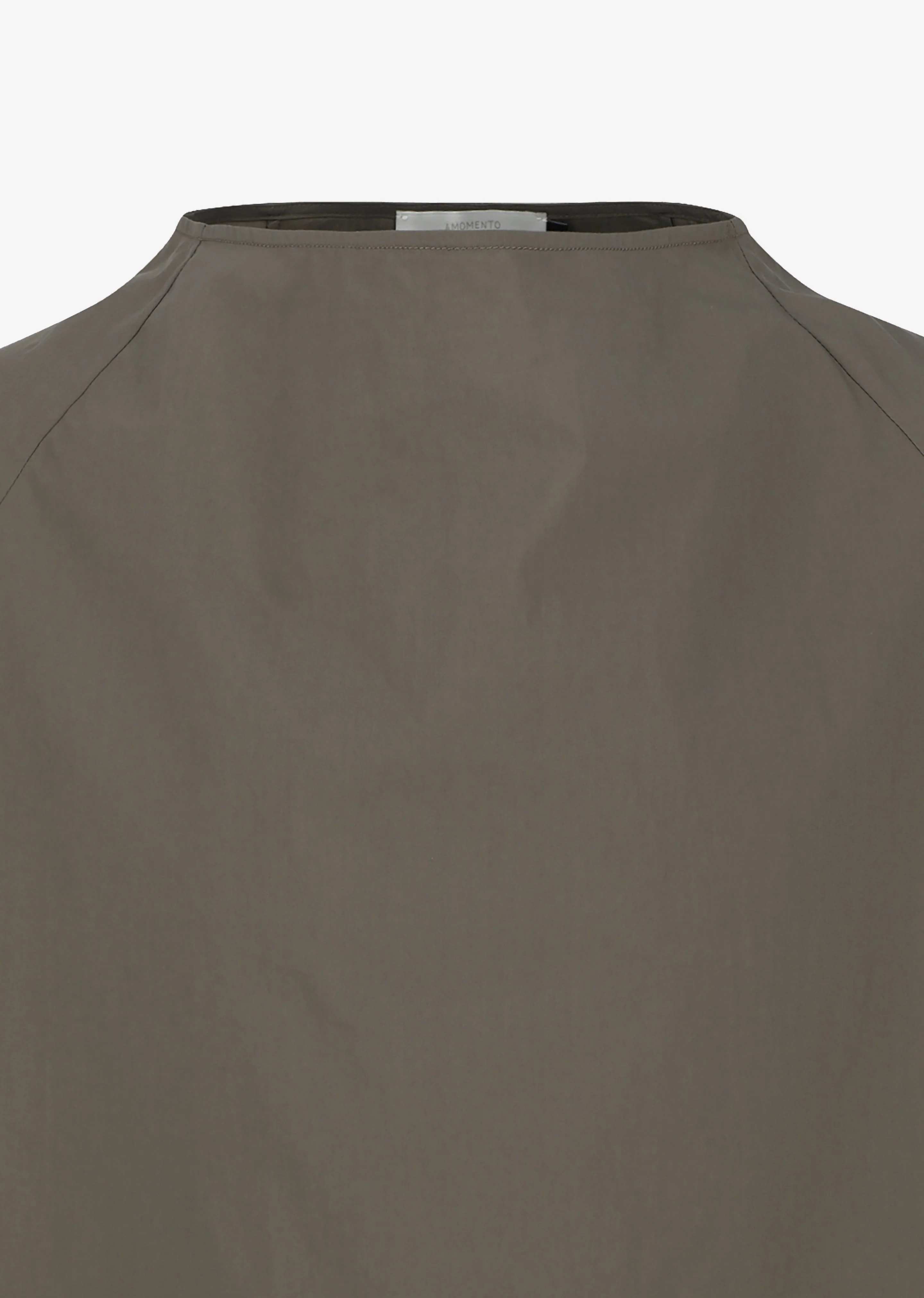 Amomento Raglan Cowl Neck Top - Khaki - Image 5