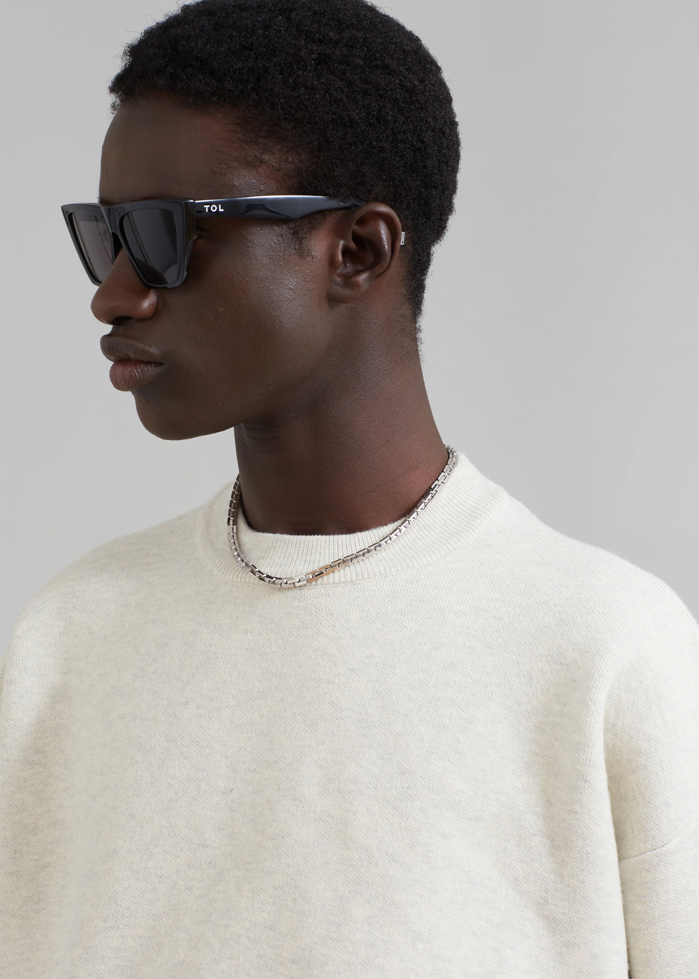 Arne Sweater - Grey Melange - Image 11