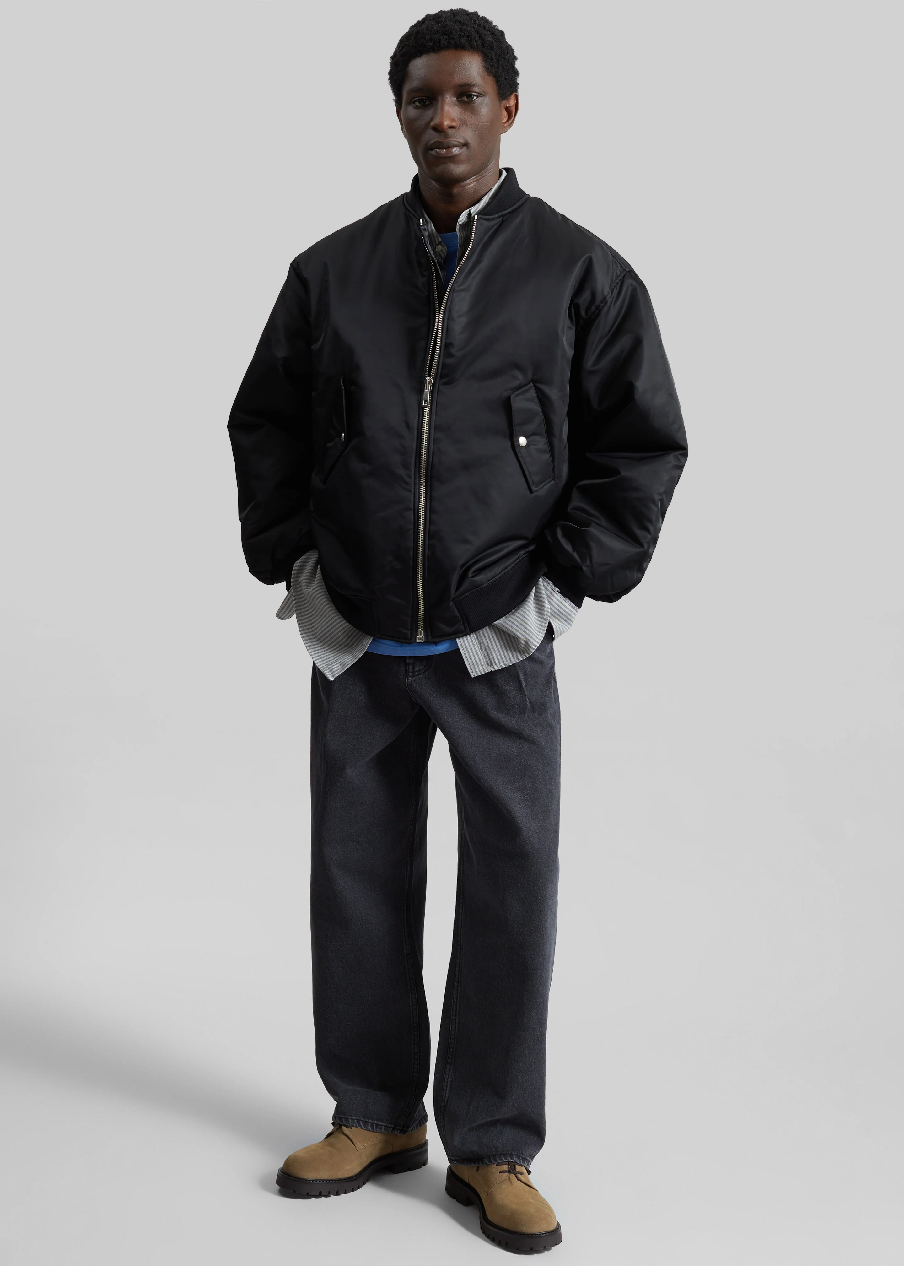 Astra Bomber Jacket - Black - Image 13