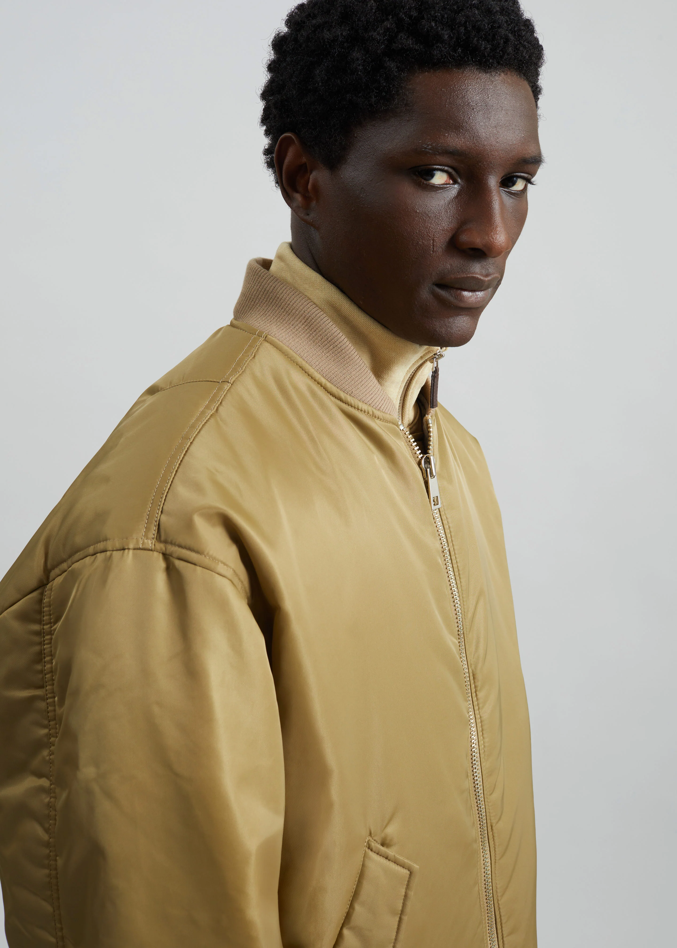 Astra Bomber Jacket - Olive - Image 9