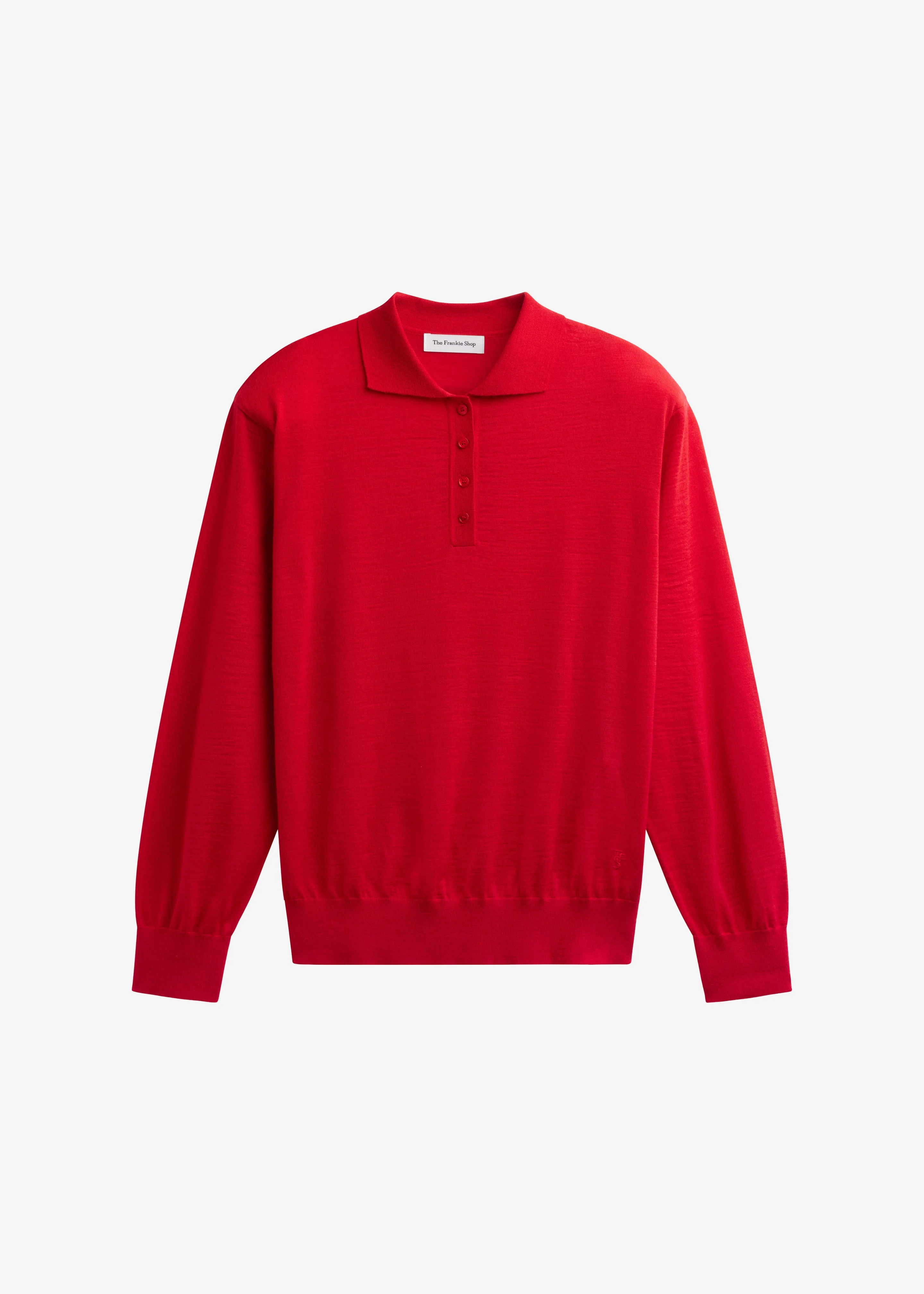 Avallon Padded Knit Polo - Red - Image 6