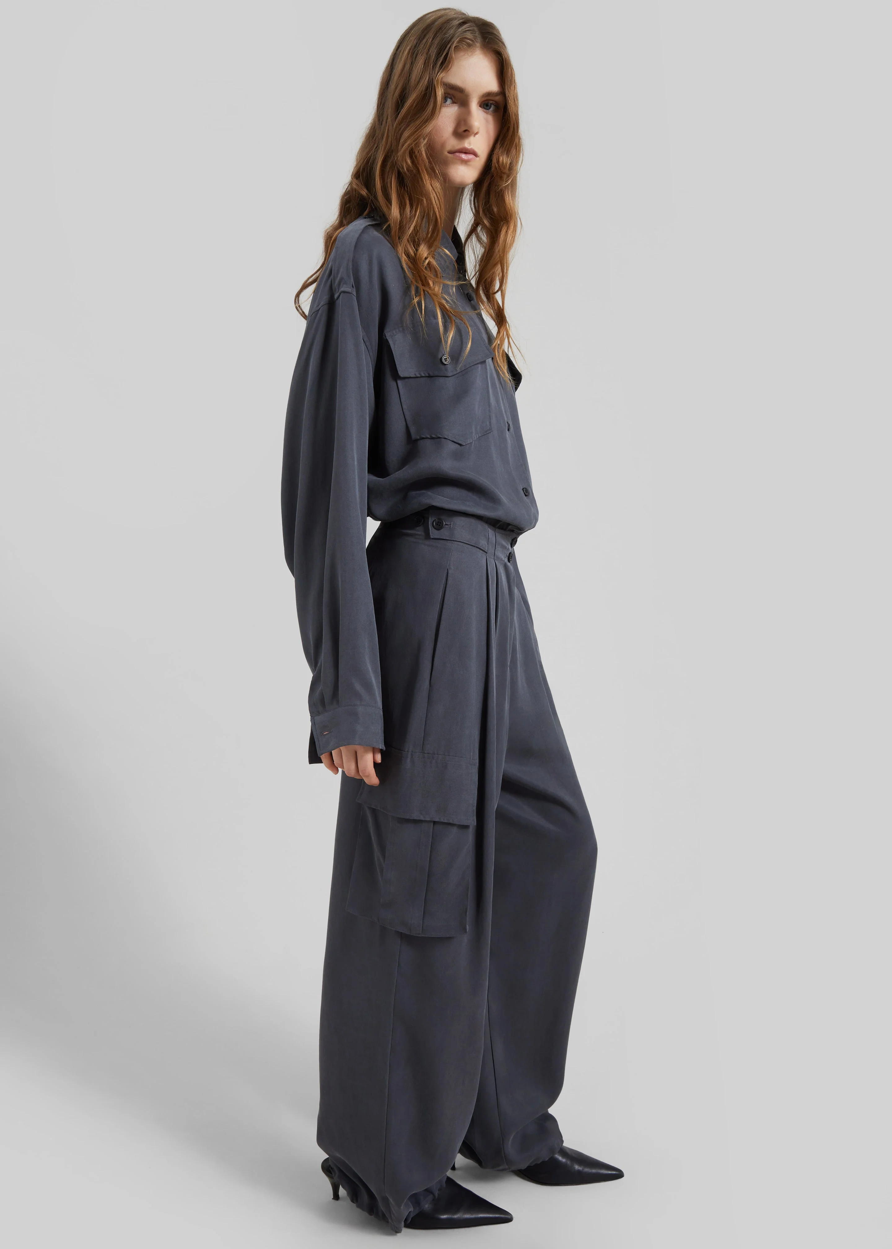 Balsta Cargo Pants - Dark Grey - Image 3