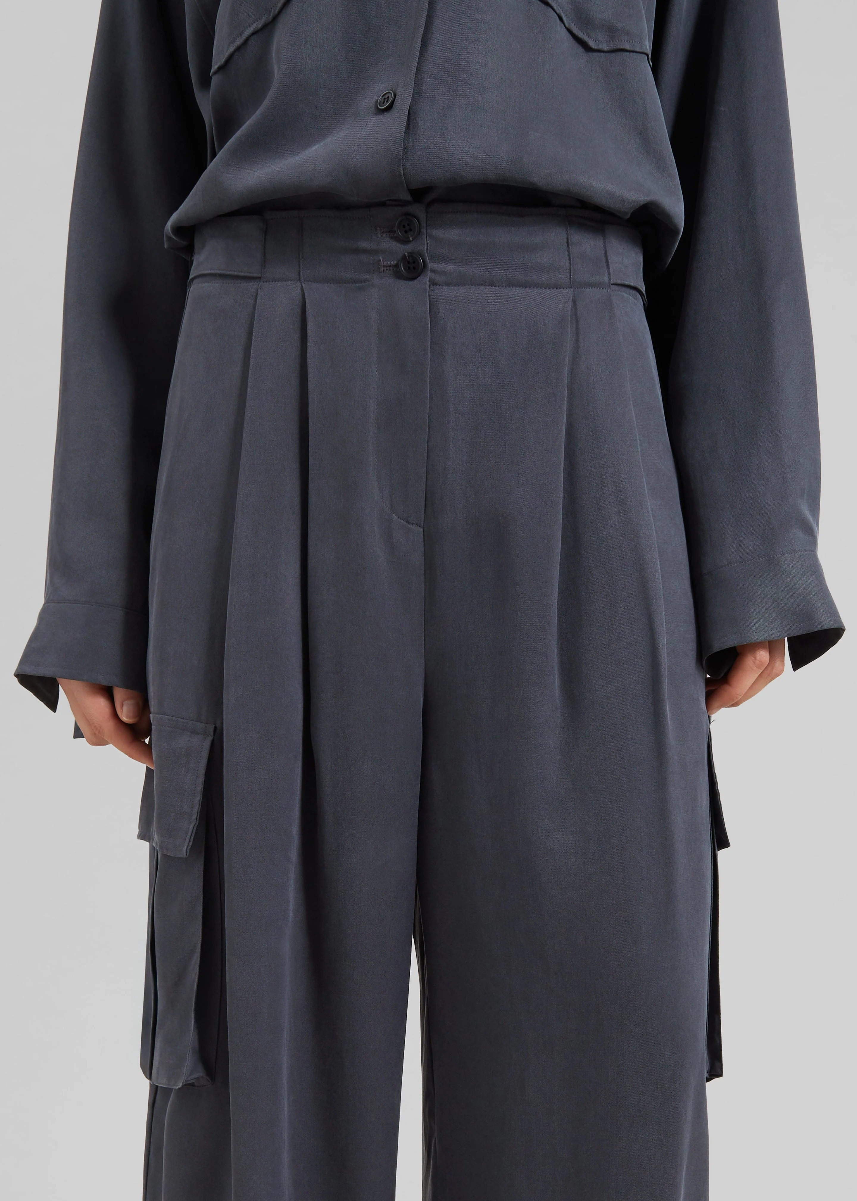 Balsta Cargo Pants - Dark Grey - Image 6