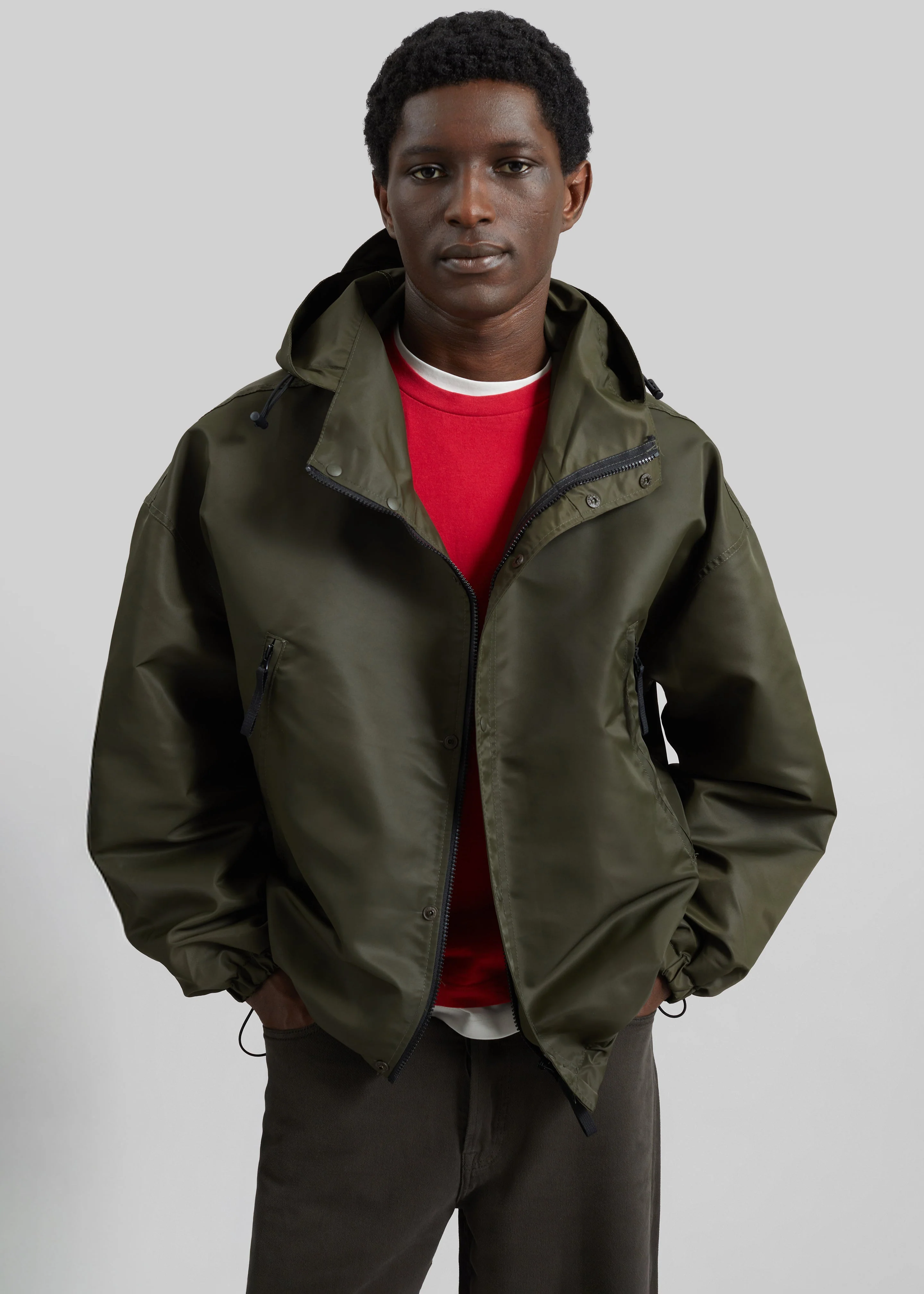 Banbury Windbreaker Jacket - Olive - Image 4