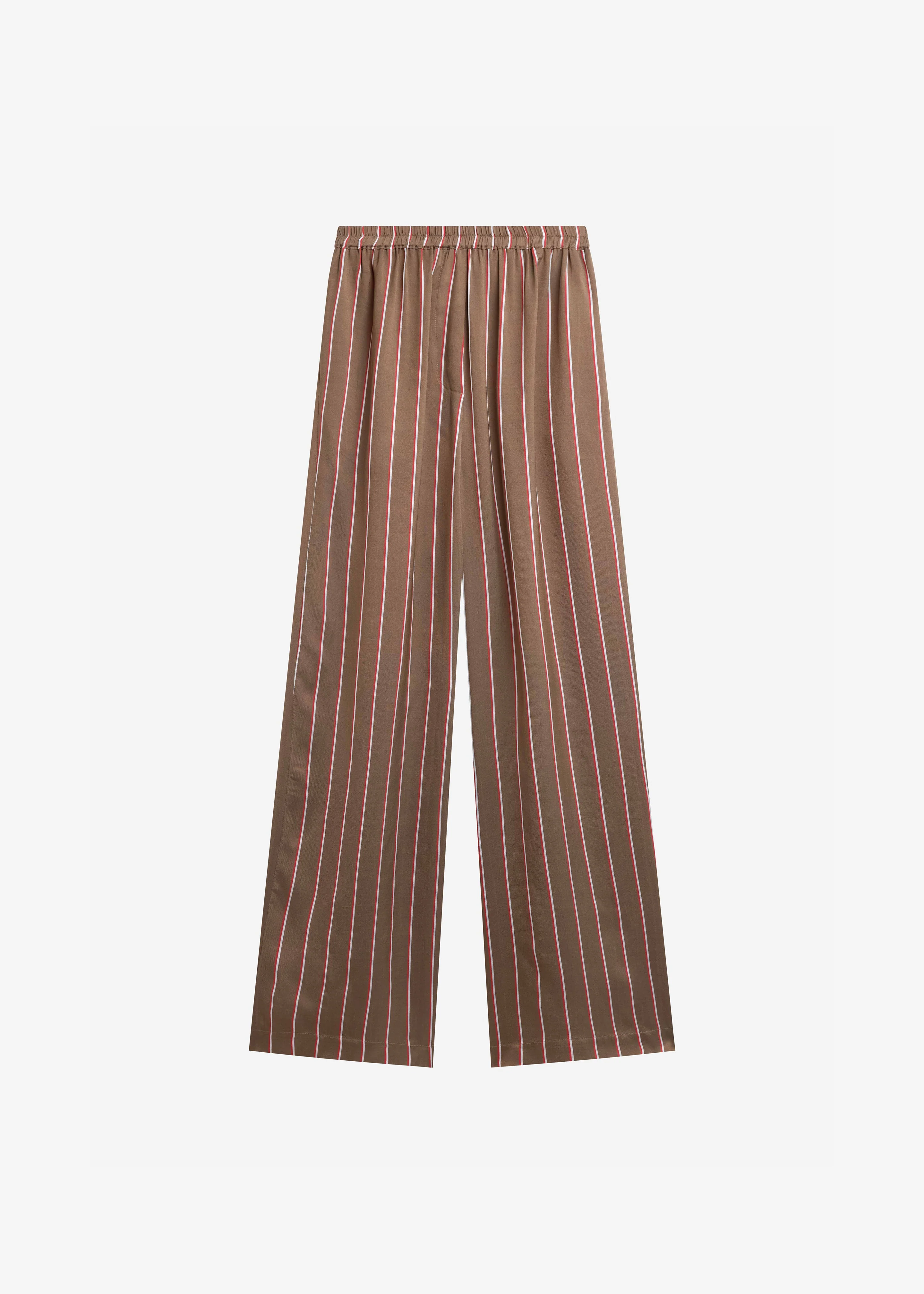 Baxter Fluid Track Pants - Brown Multi Stripe - Image 7