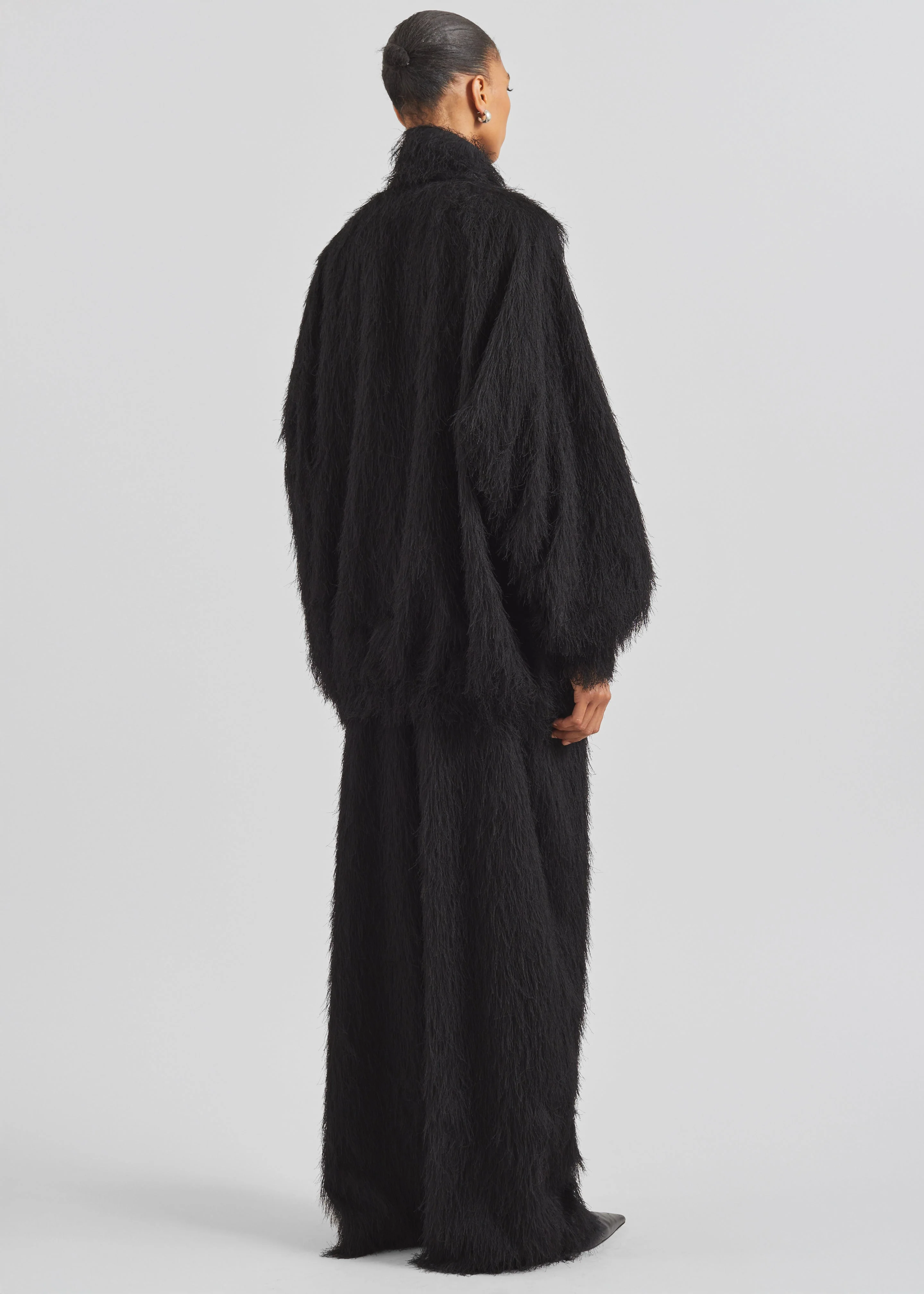Baxter Fringed Track Pants - Black - Image 6