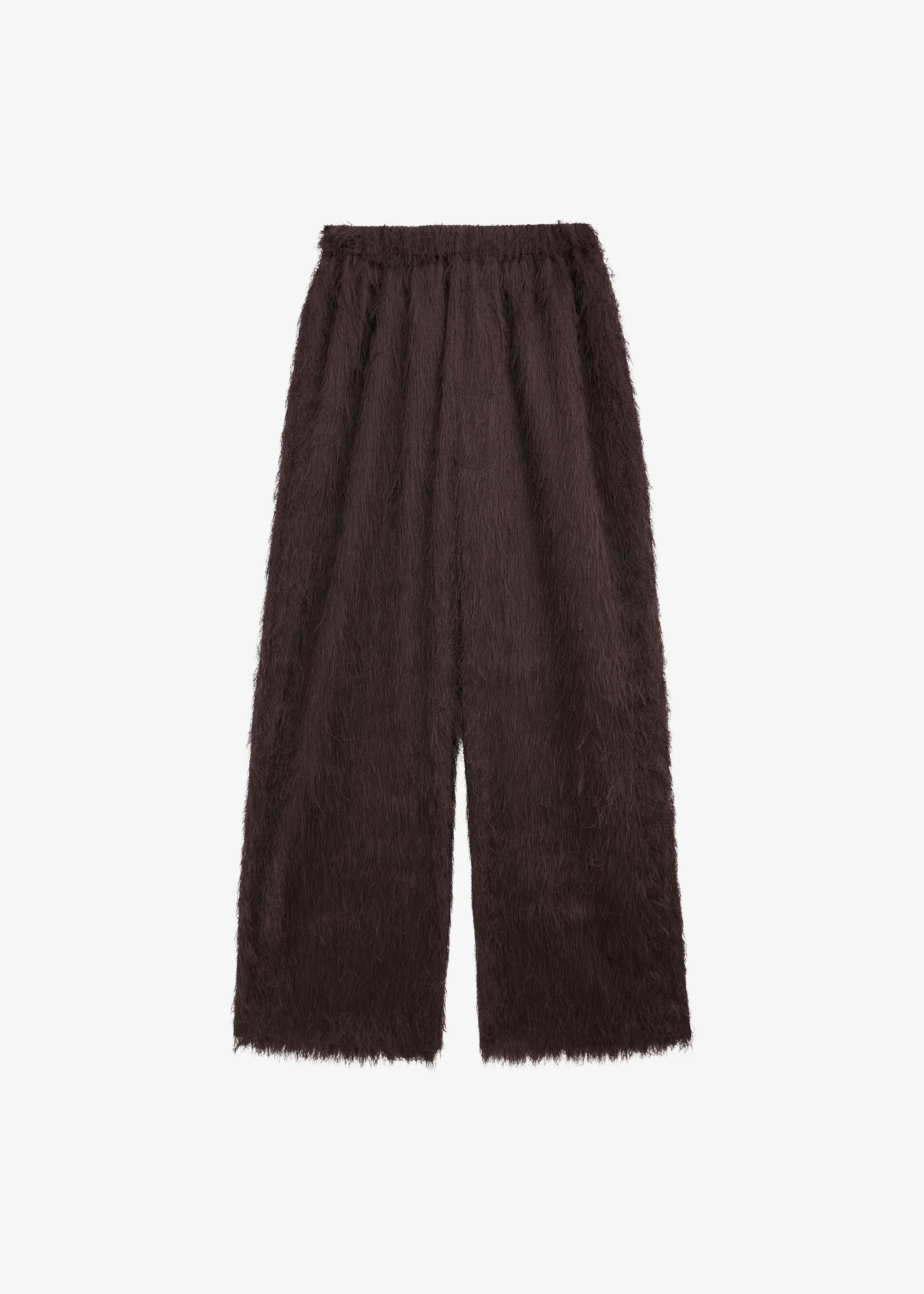 Baxter Fringed Track Pants - Dark Brown - Image 7