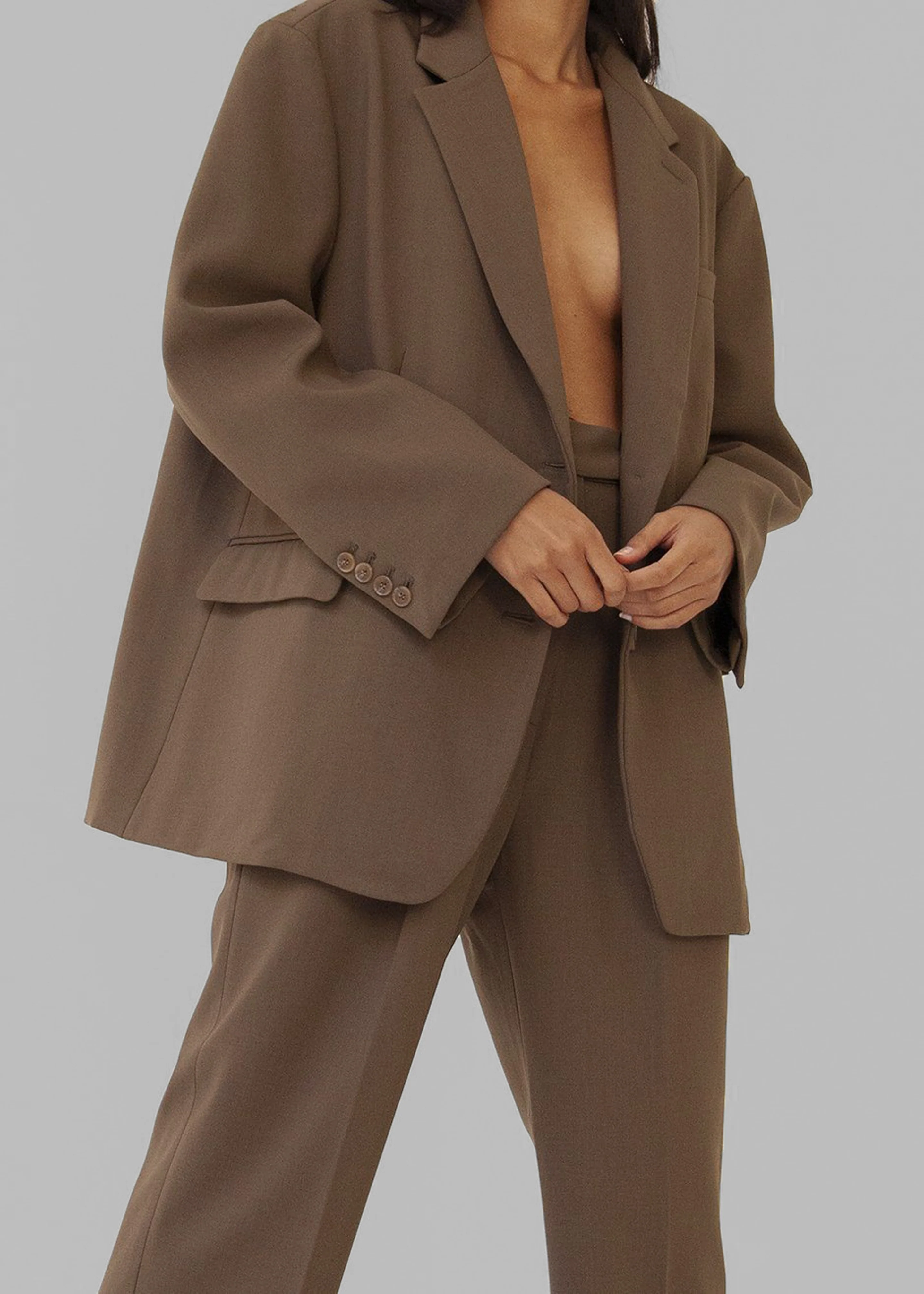 Bea Blazer - Chocolate - Image 12