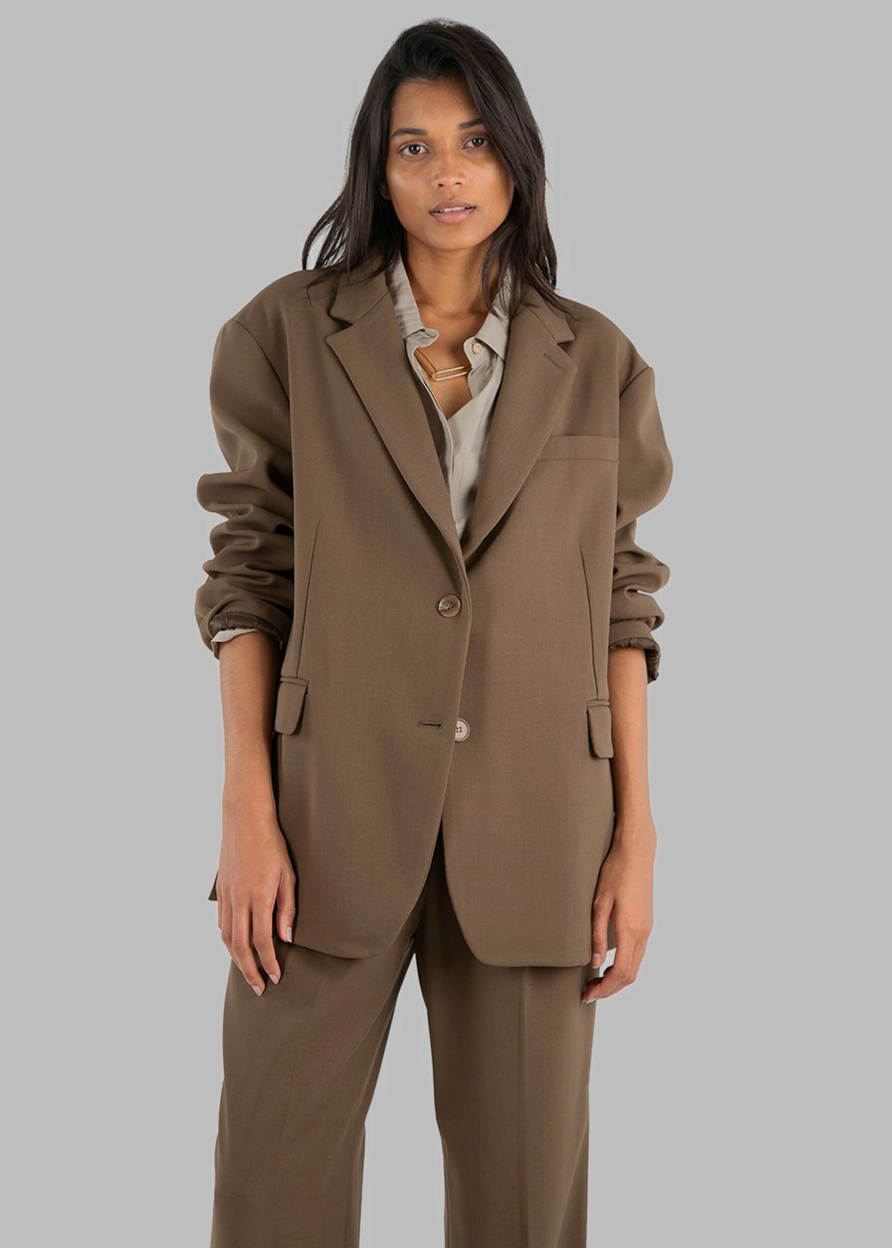 Bea Blazer - Chocolate - Image 9