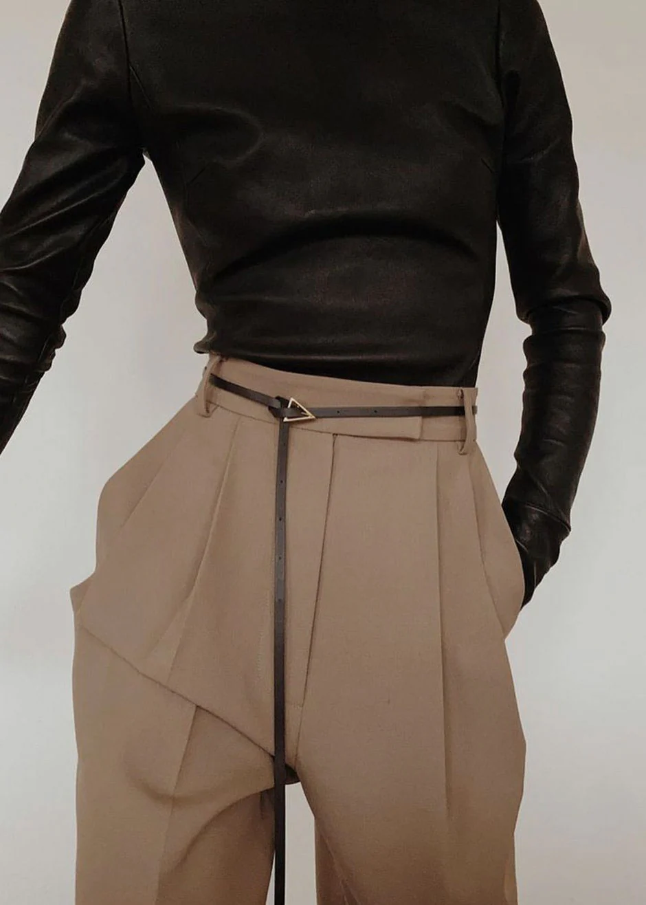 Bea Suit Pants - Latte - Image 4