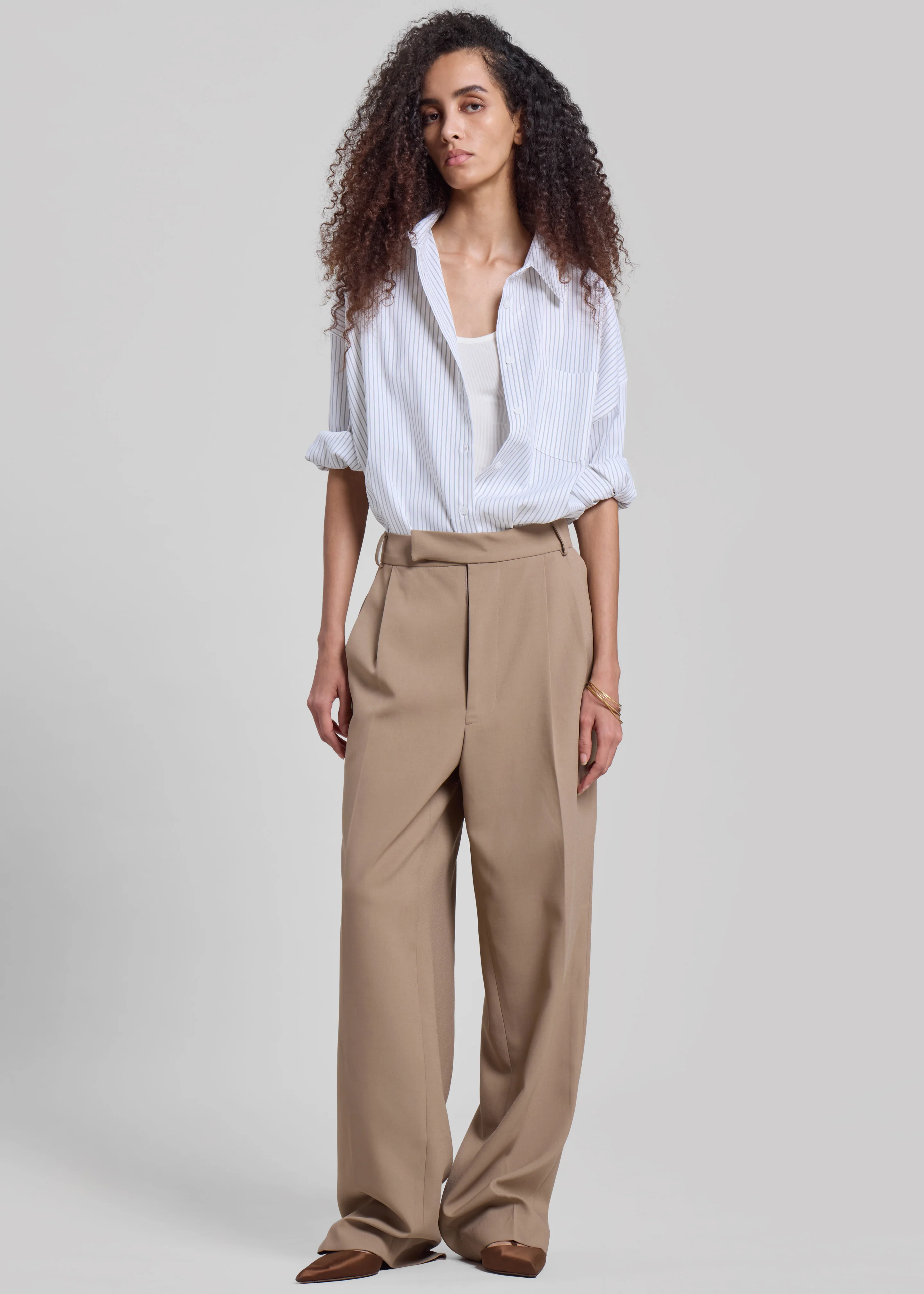 Bea Suit Pants - Latte - Image 6