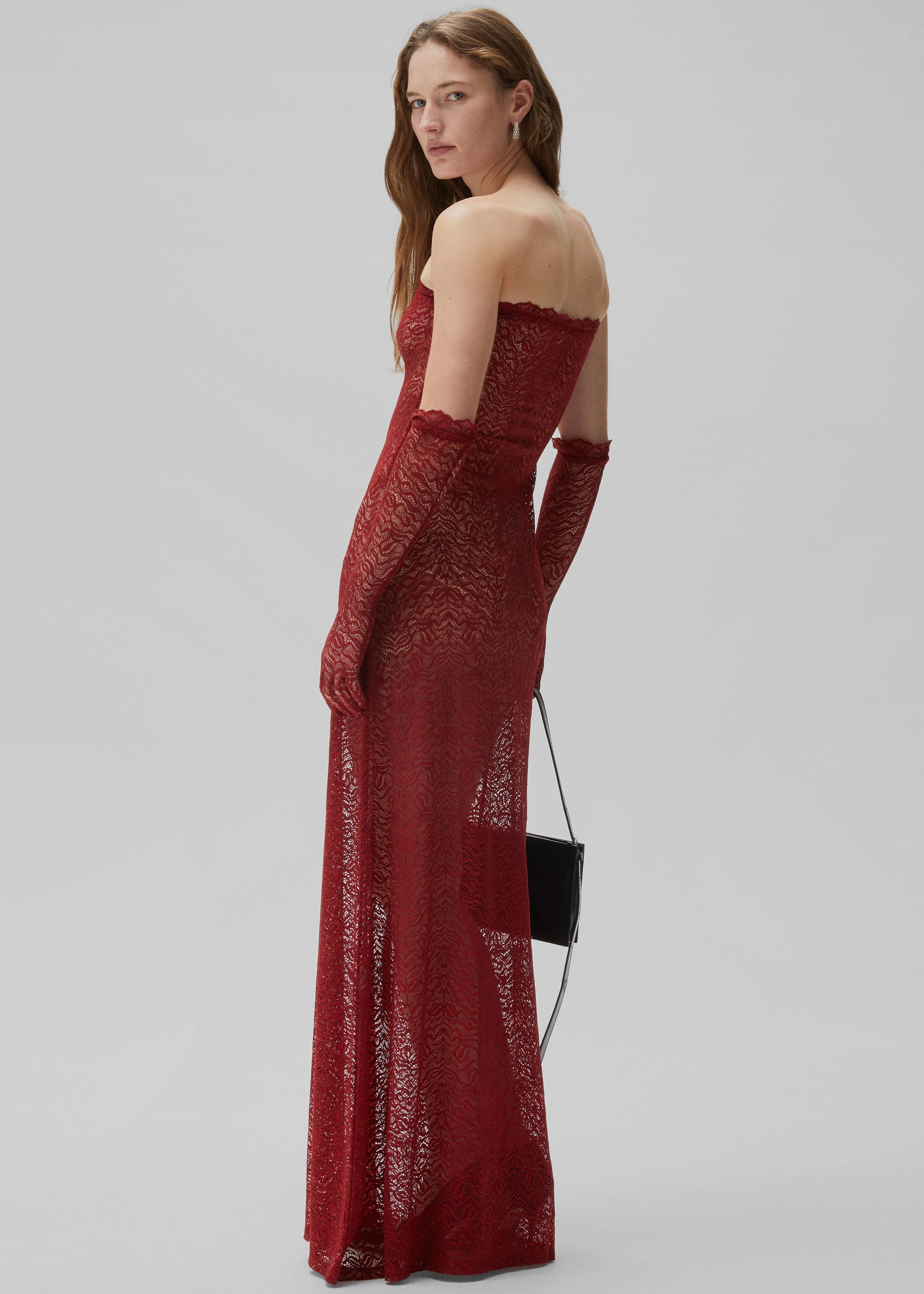 Beaufille Anise Dress - Burgundy - Image 2