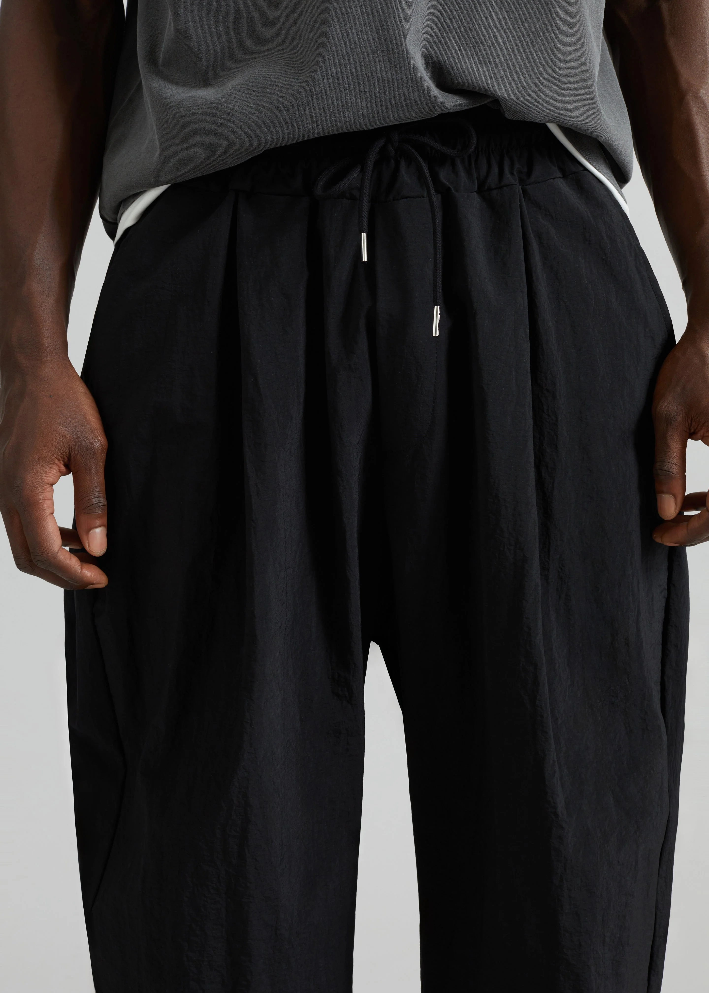 Belem Drawstring Pants - Black - Image 3