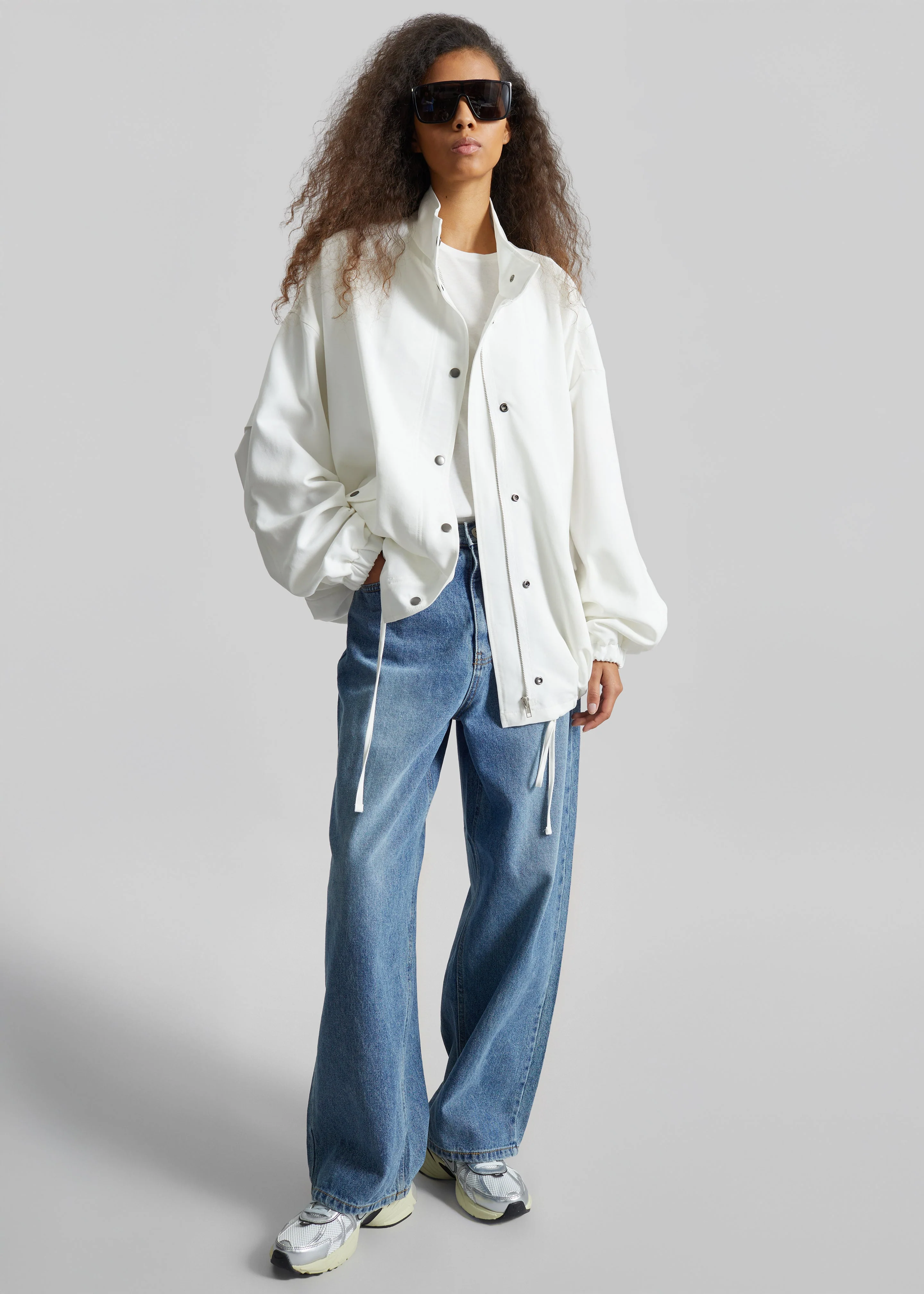 Bellona Blouson Jacket - White - Image 2