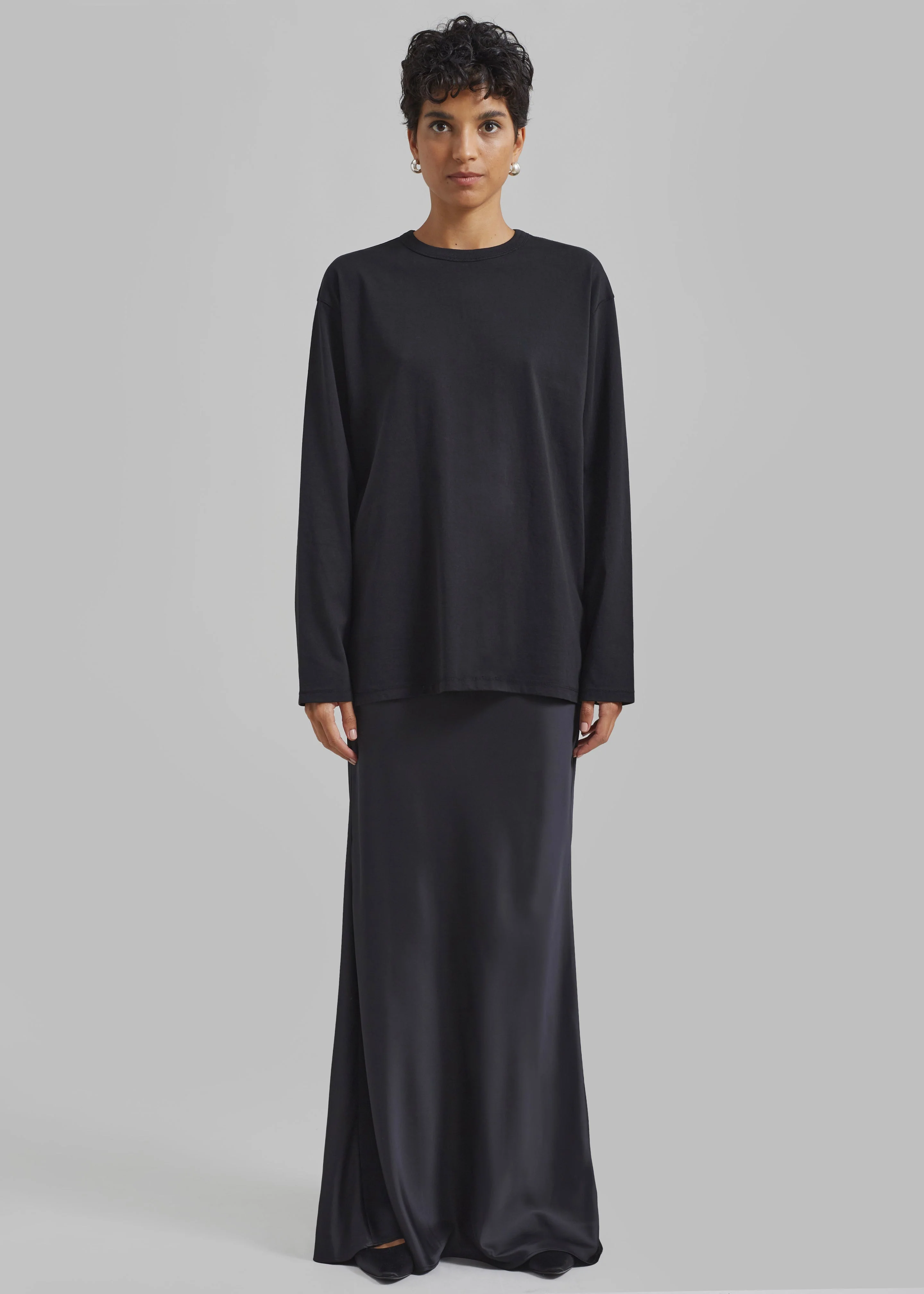 Bennett Long Sleeves Tee - Black - Image 4