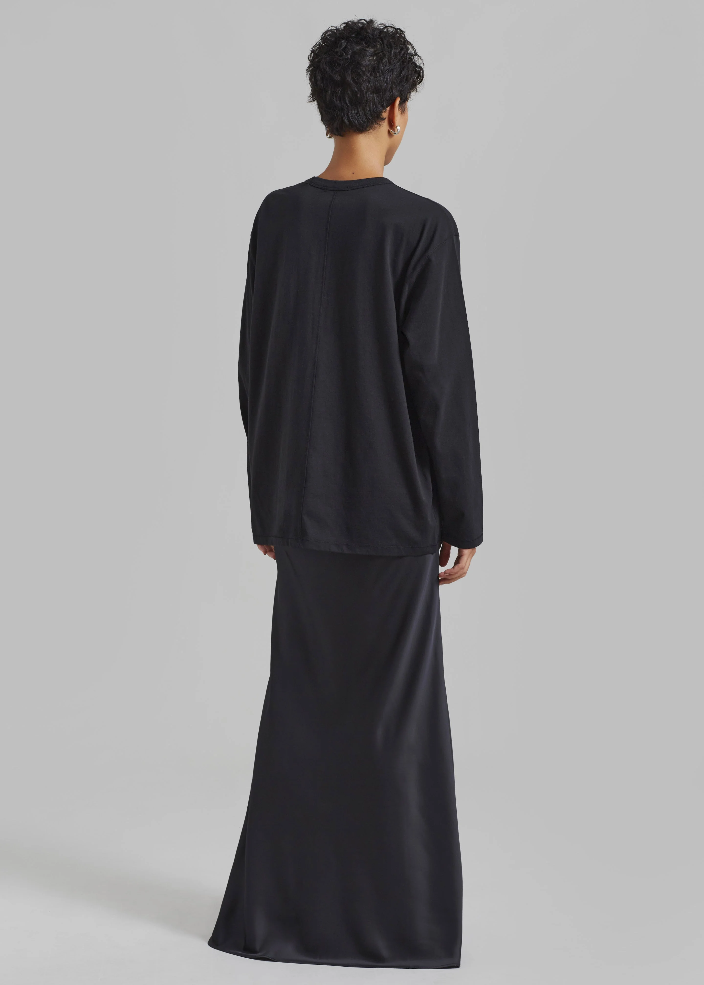 Bennett Long Sleeves Tee - Black - Image 7