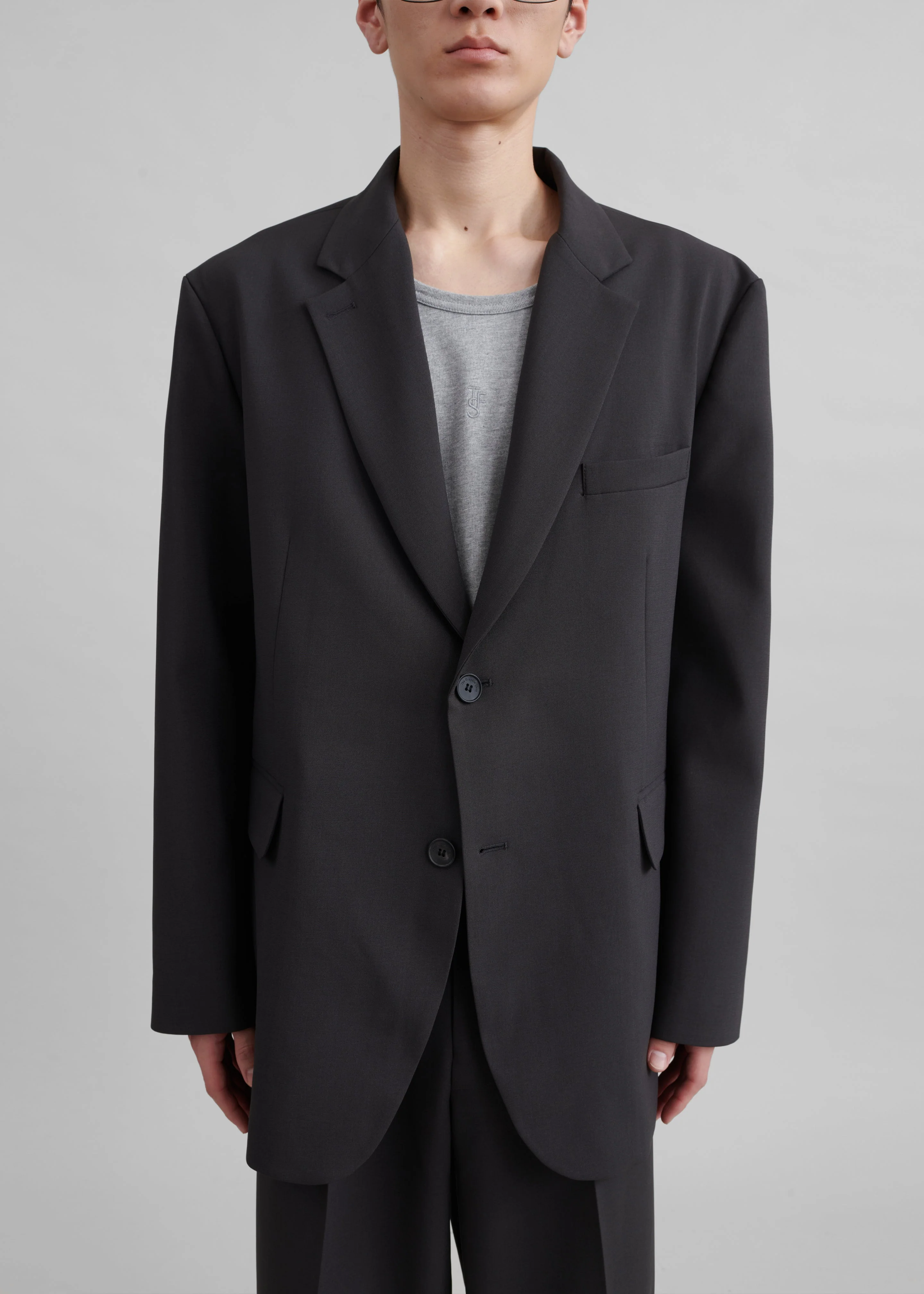 Beo Blazer - Dark Grey - Image 4