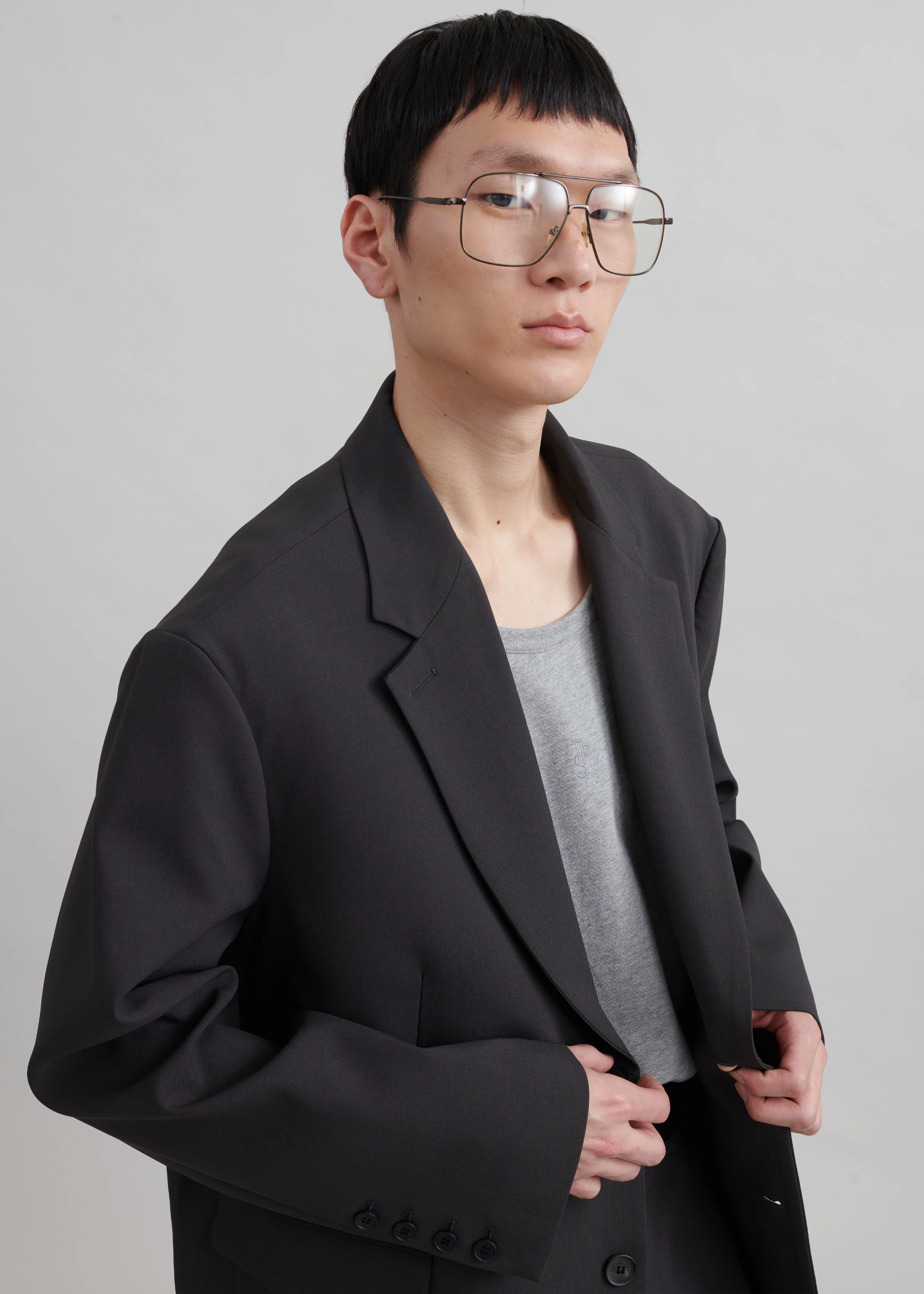Beo Blazer - Dark Grey - Image 5