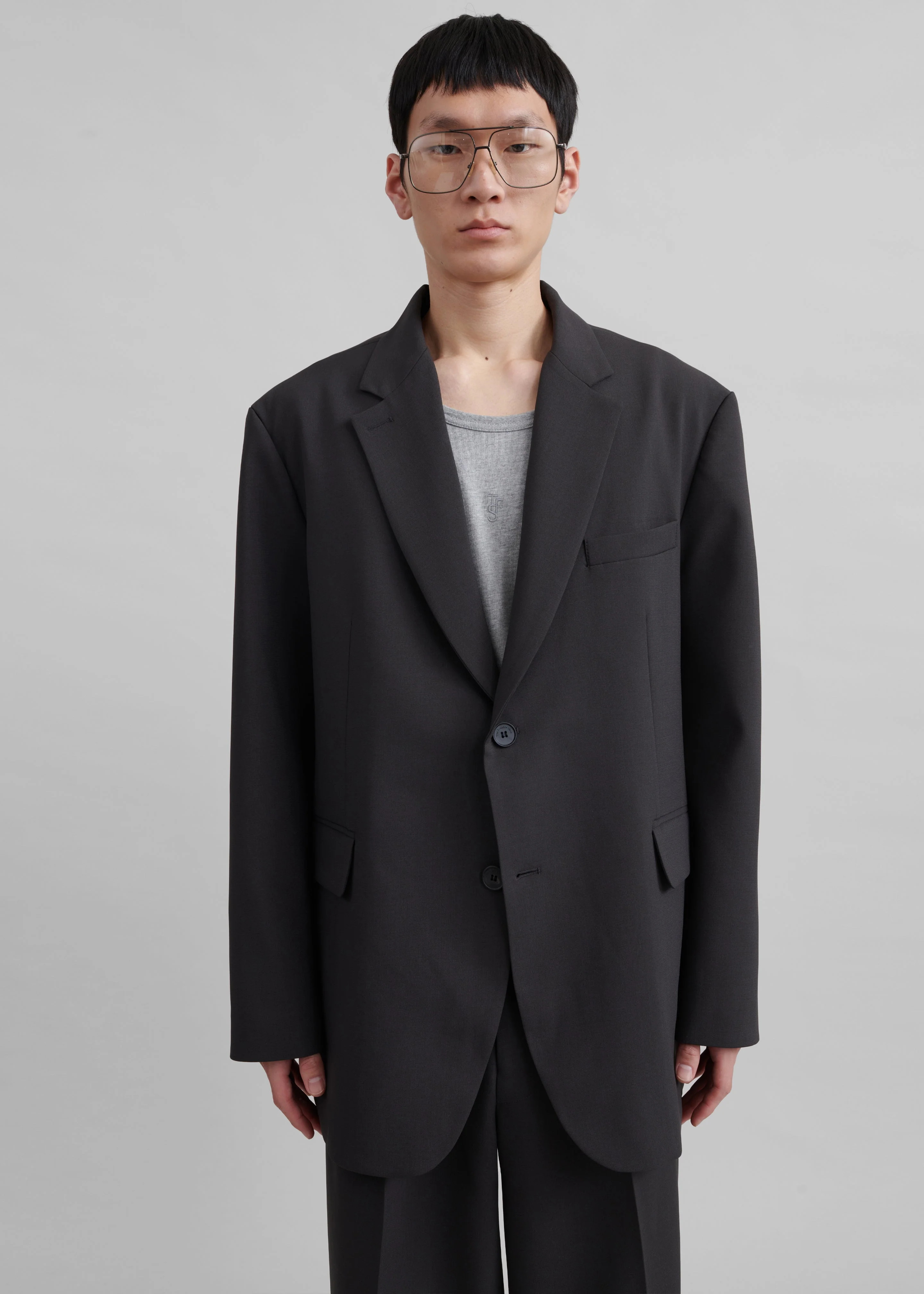 Beo Blazer - Dark Grey - Image 7