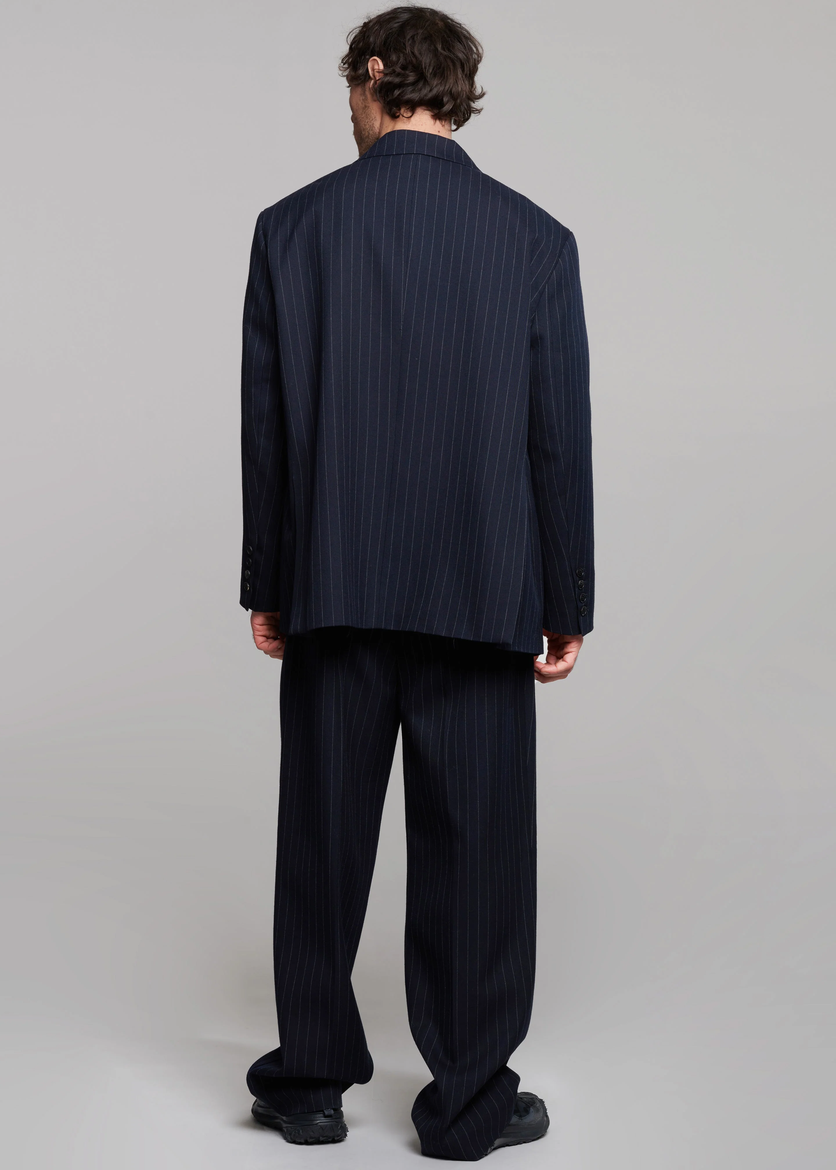 Beo Blazer - Navy/White Pinstripe - Image 9