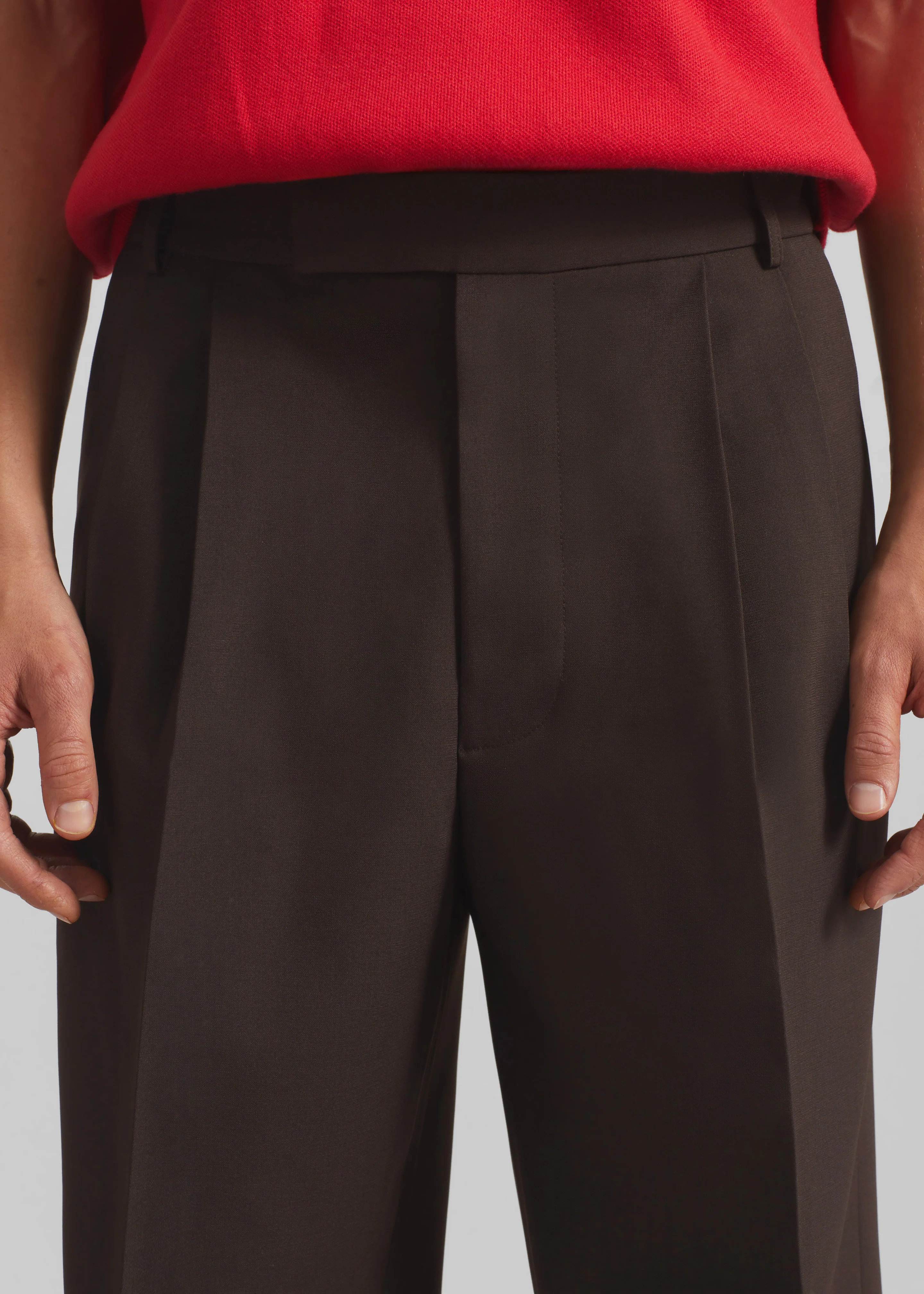 Beo Suit Pants - Dark Espresso - Image 4