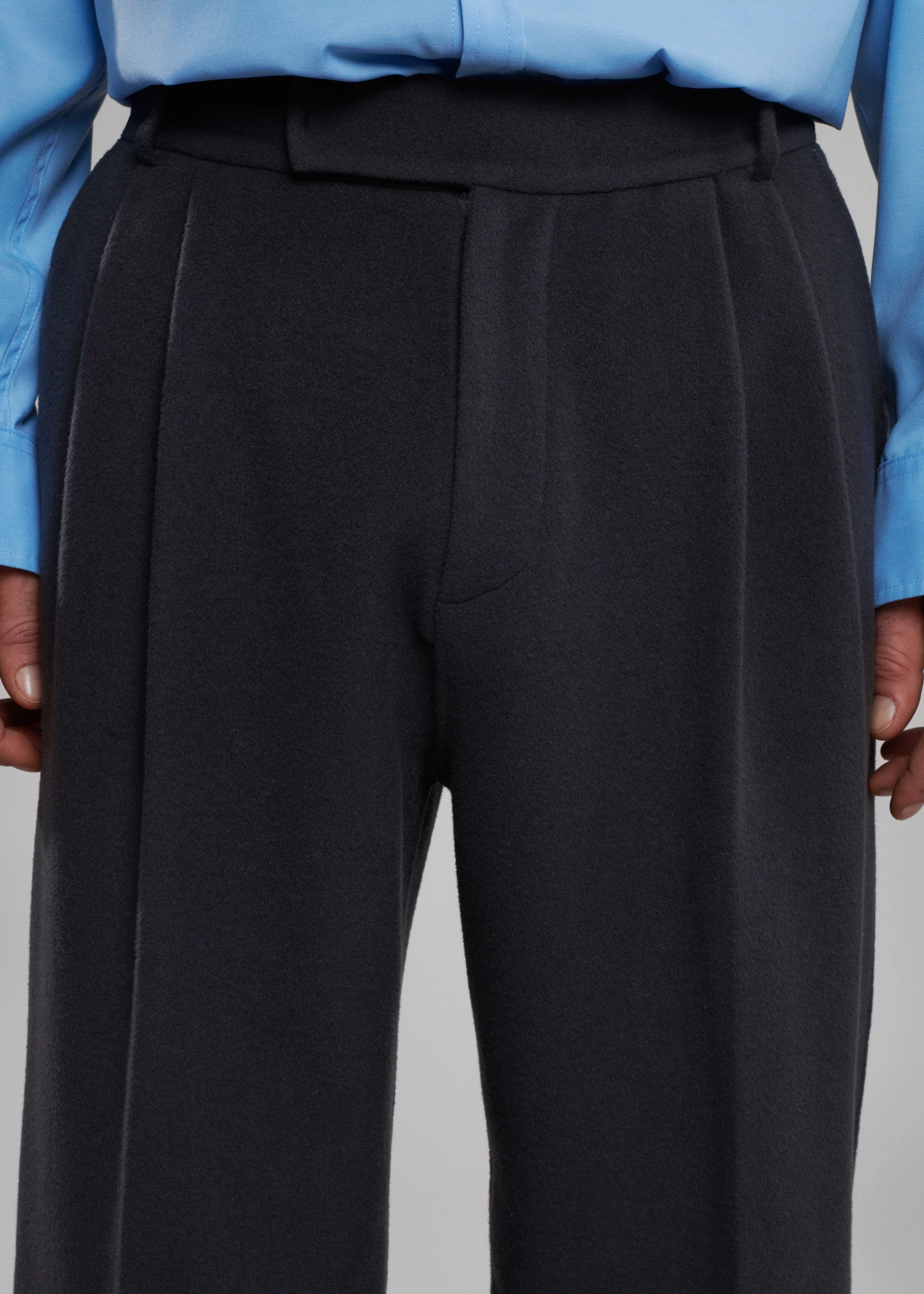 Beo Wool Suit Pants - Dark Grey - Image 3