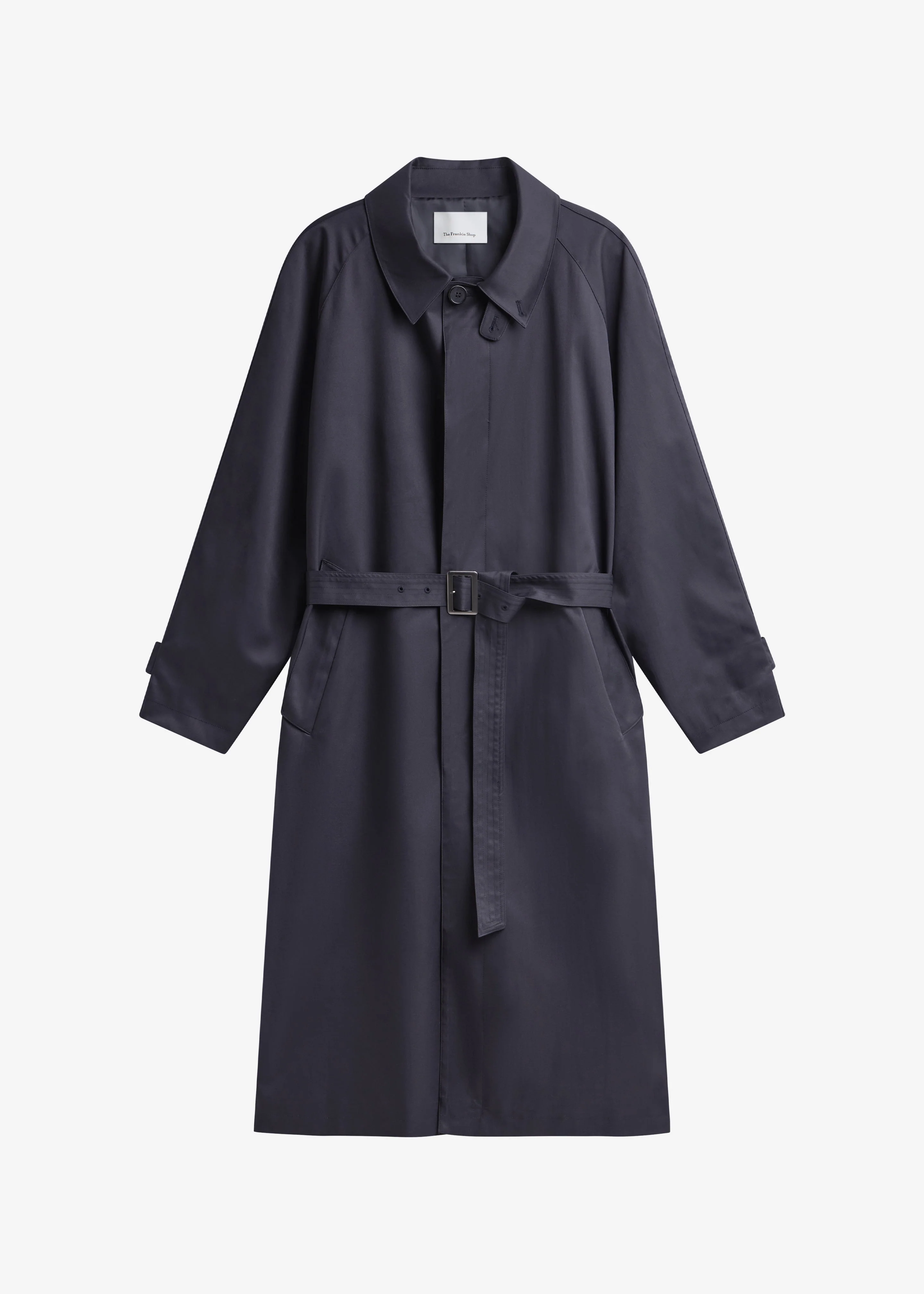 Berlare Trench Coat - Dark Navy - Image 7