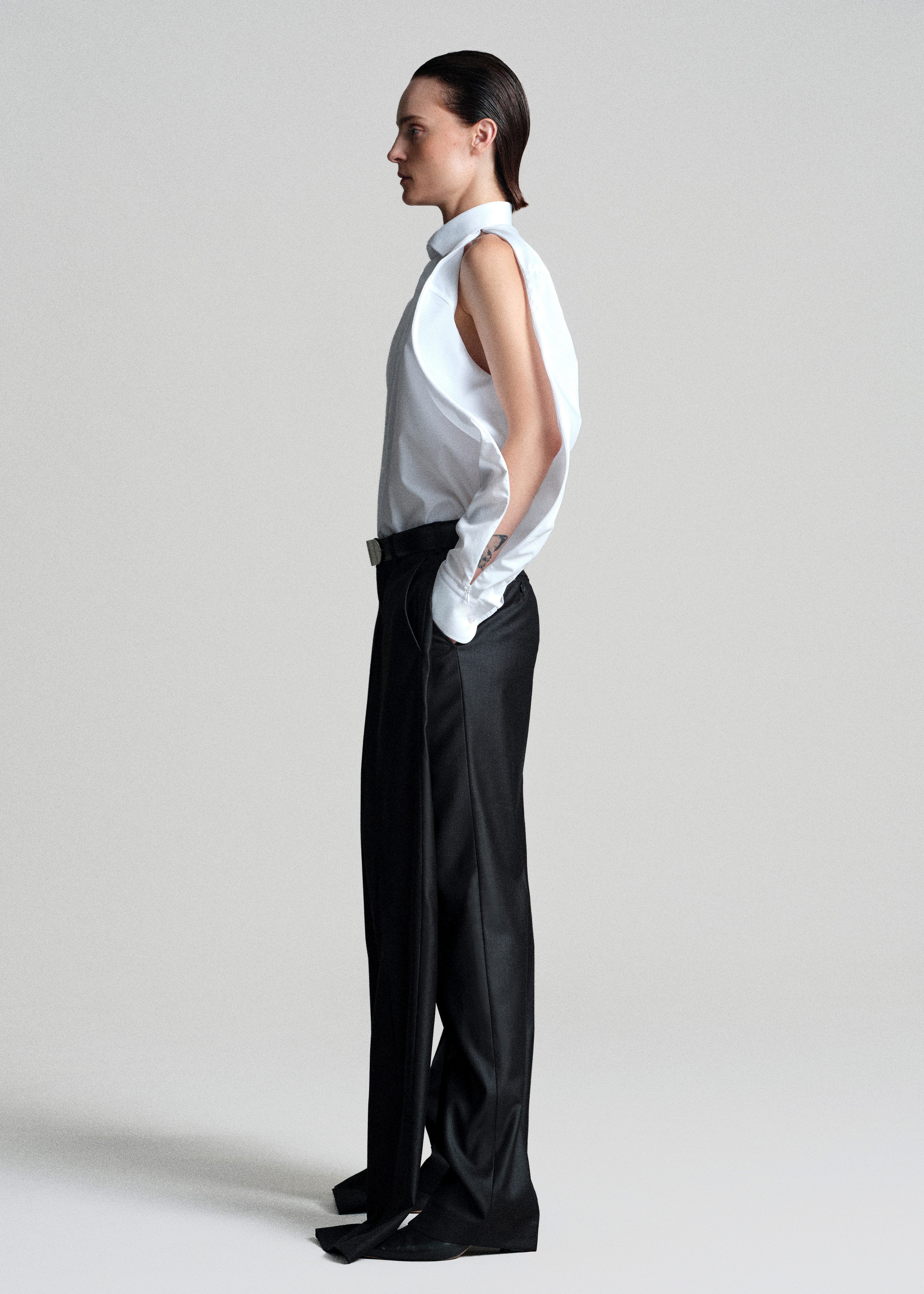 Bettter Zipped Shirt - White - Image 2