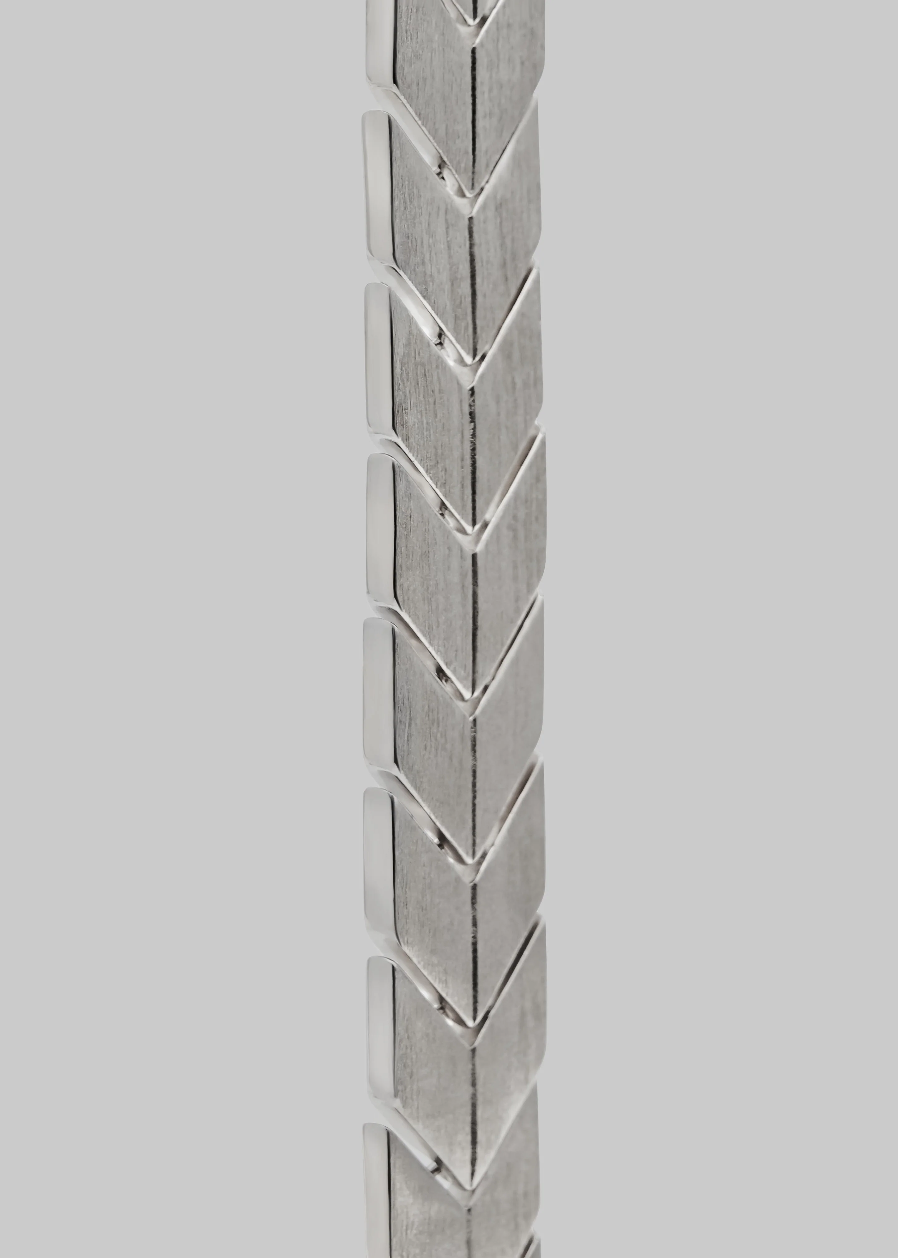 Bevza Flat Spikelet Choker - Steel Grey - Image 4