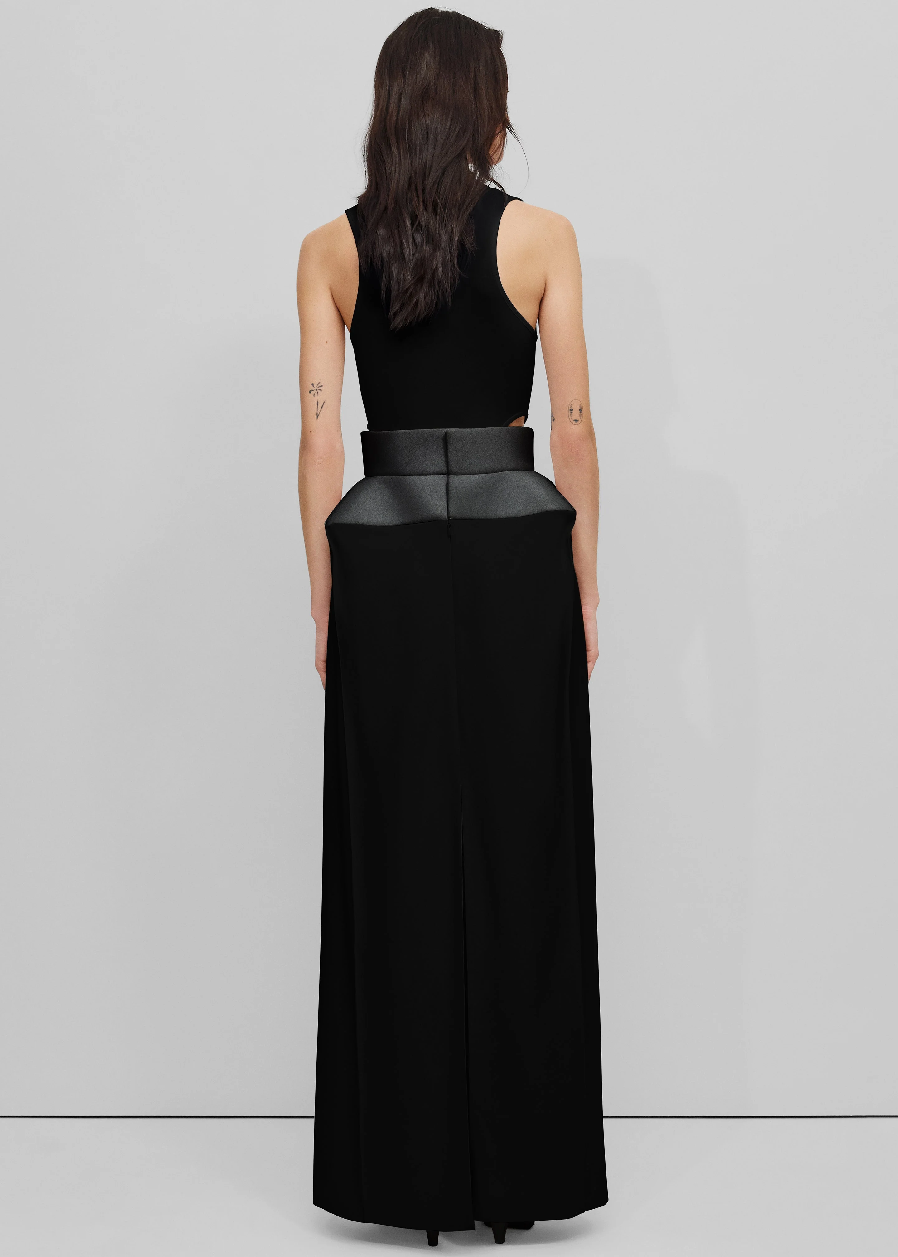 Bevza Structured Skirt - Black - Image 4