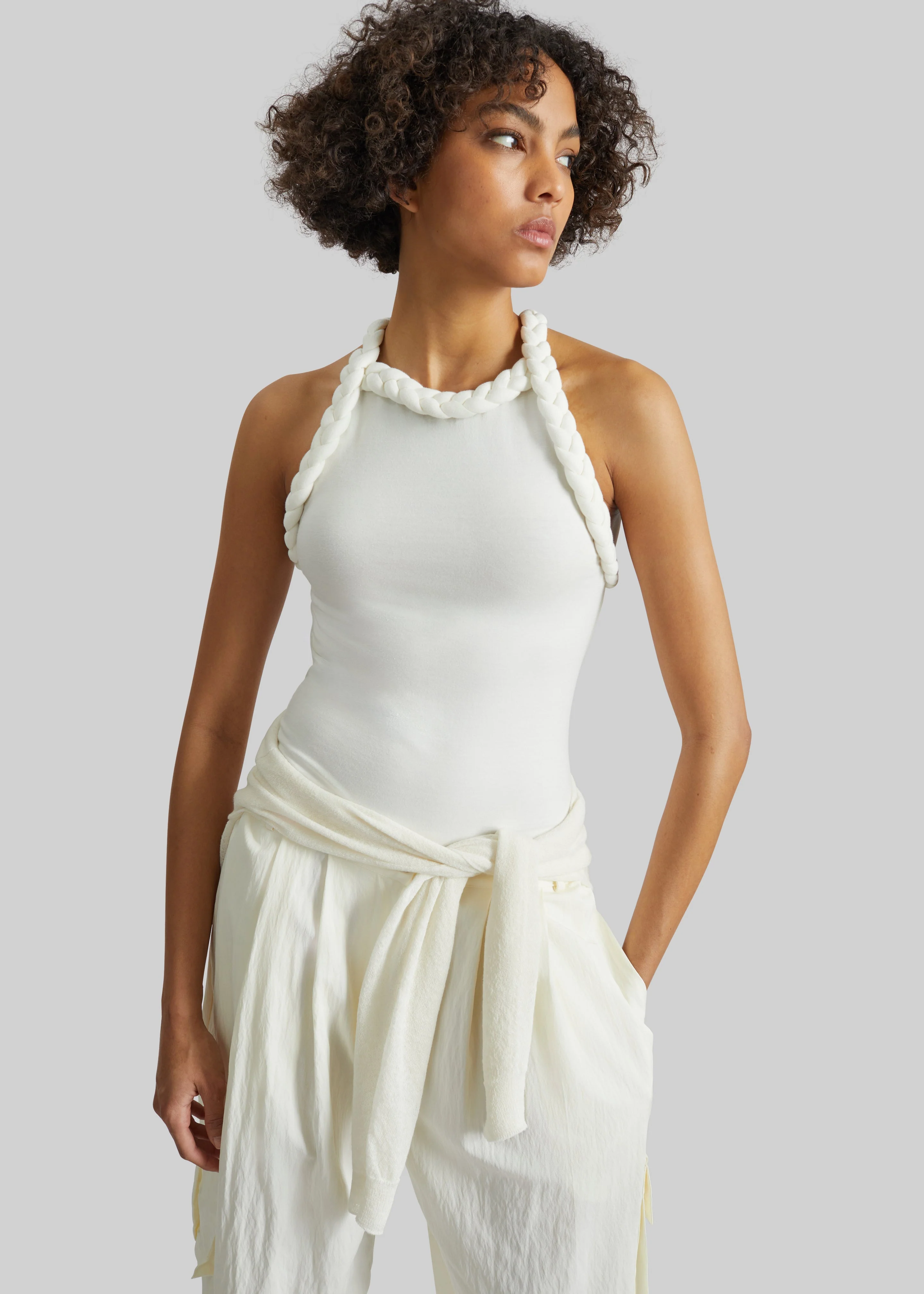 Bevza Tisto Bodysuit - White