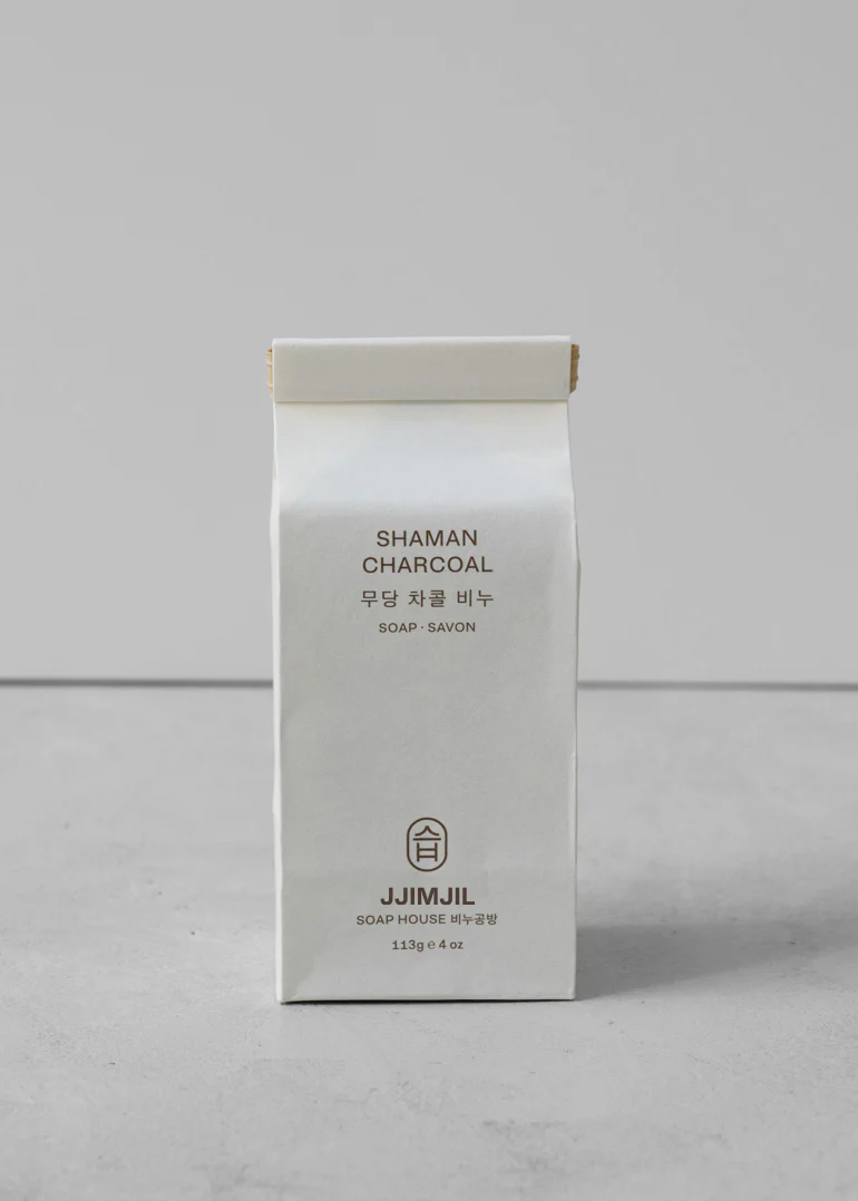 Jjimjil Bar Soap - Shaman Charcoal - Image 4