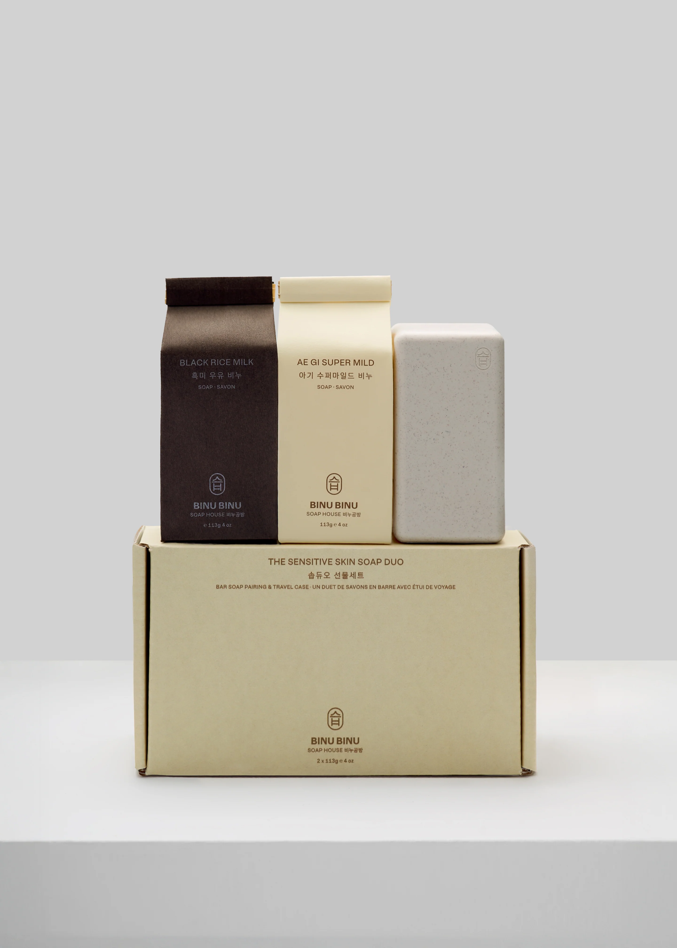 Jjimjil The Sensitive Skin Soap Duo