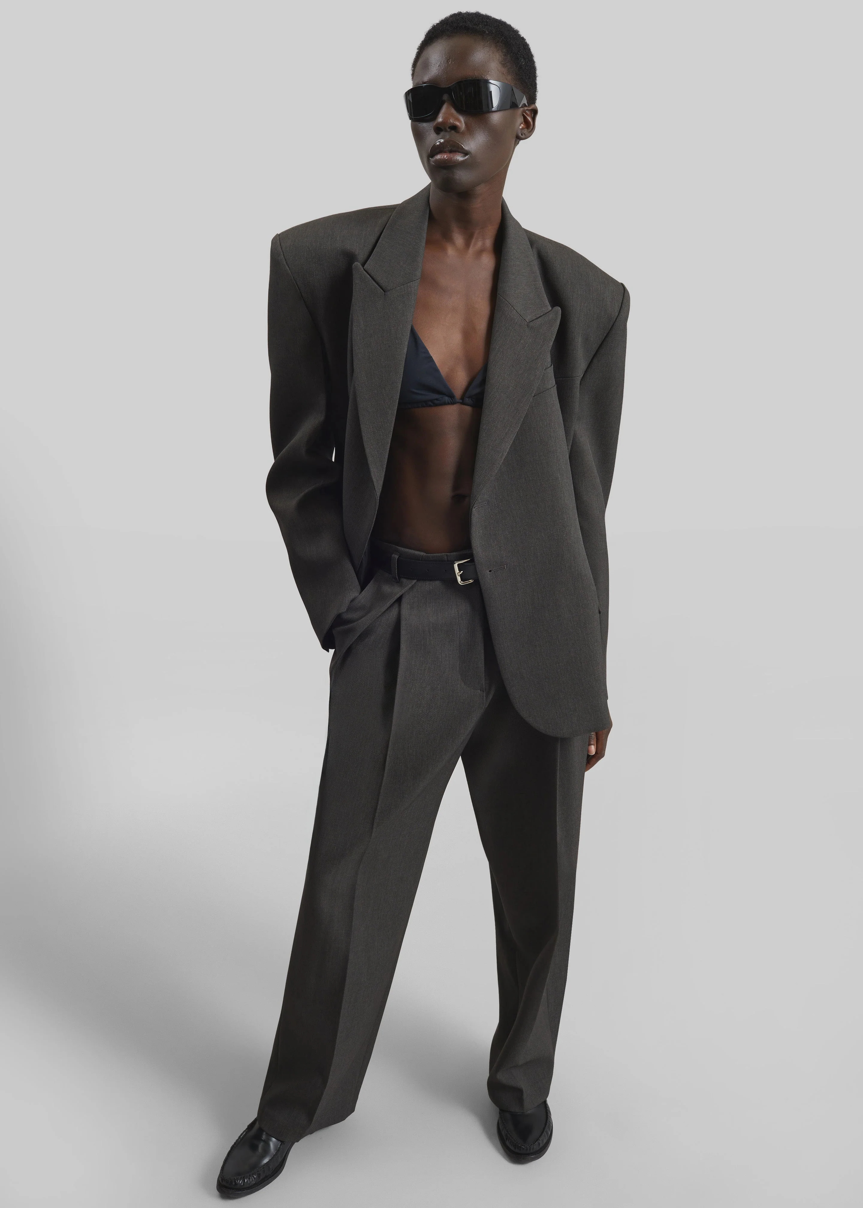 Blerick Crossover Blazer - Dark Grey - Image 6