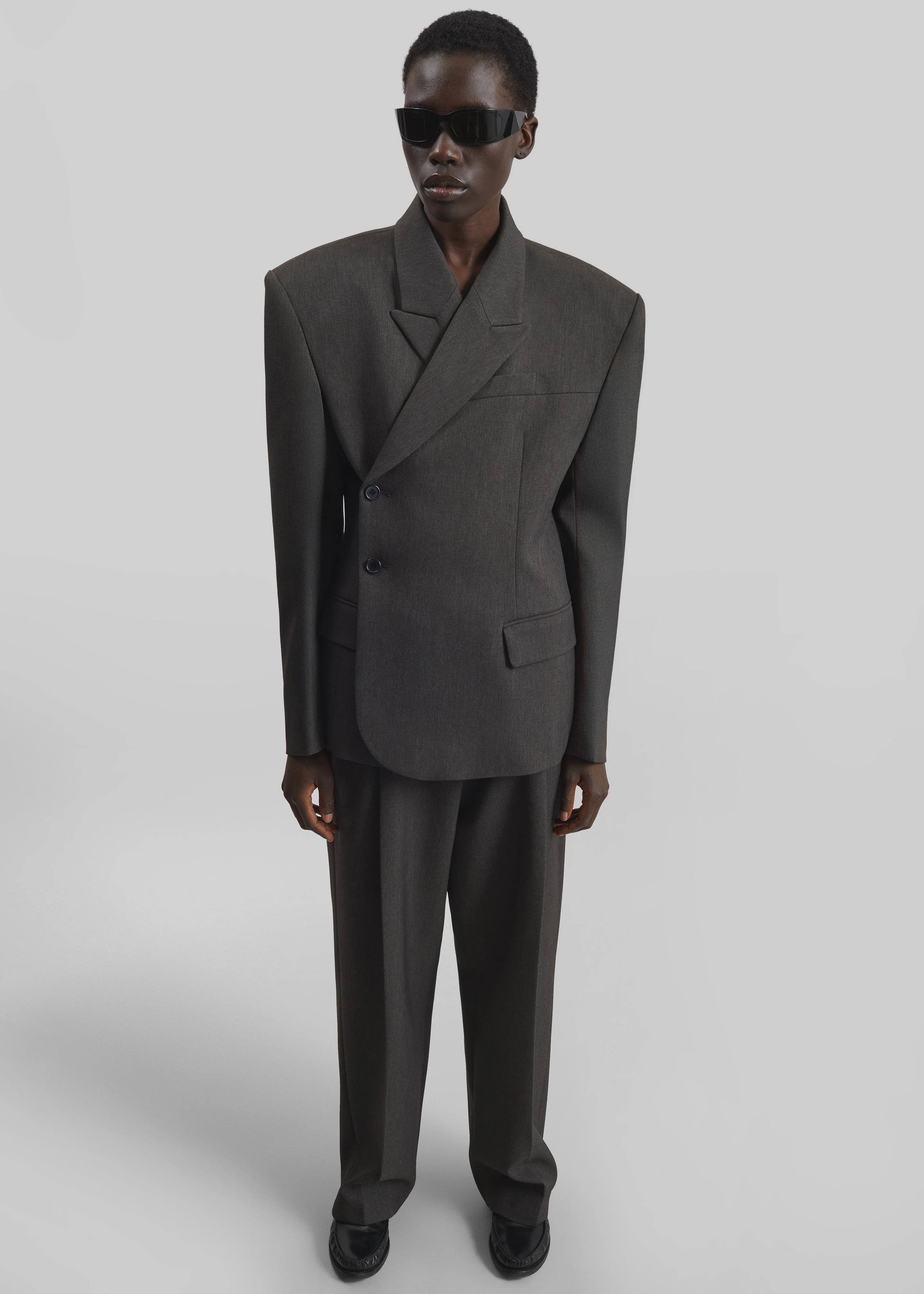 Blerick Crossover Blazer - Dark Grey - Image 8