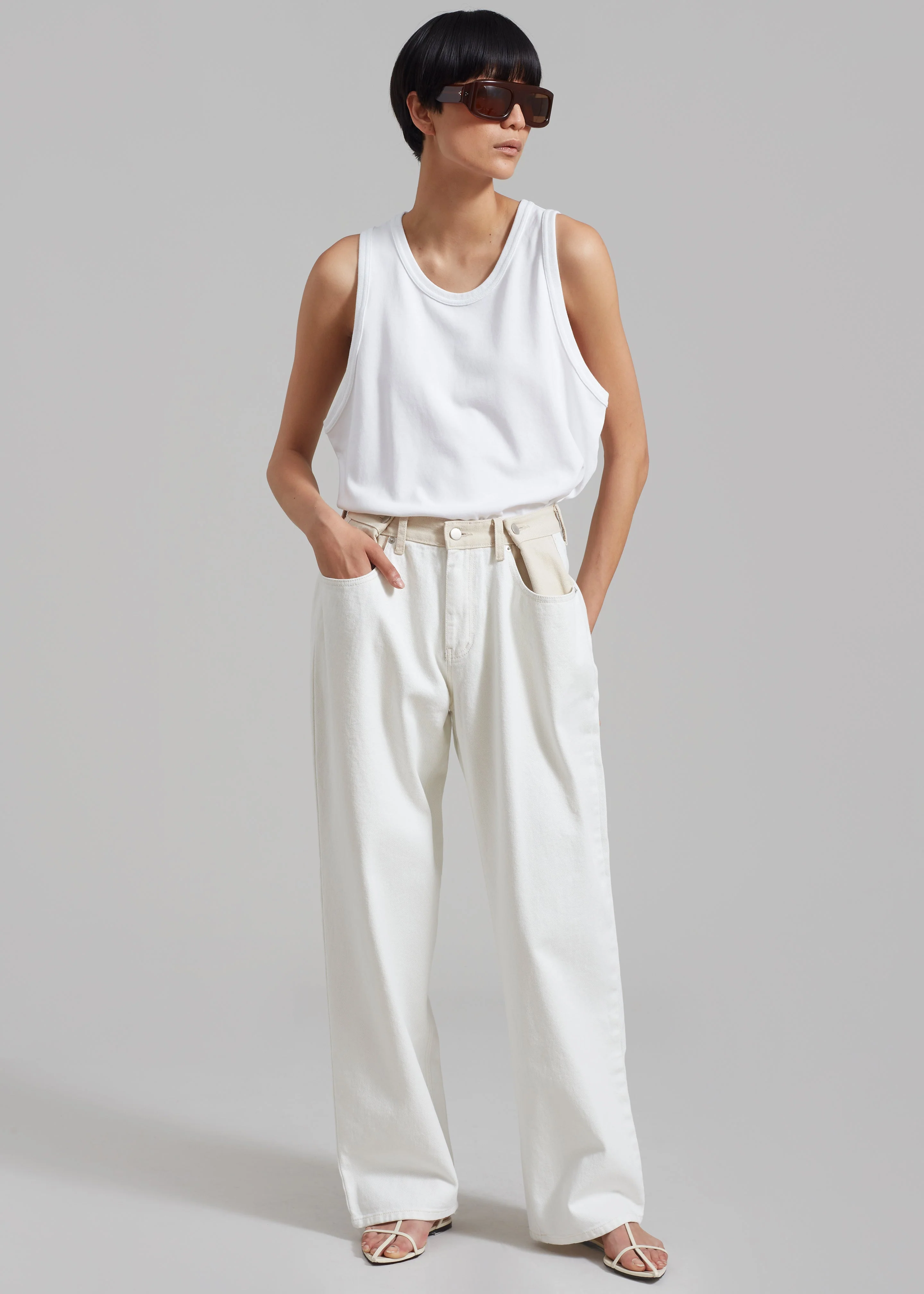 Briston Boxy Tank - White - Image 2