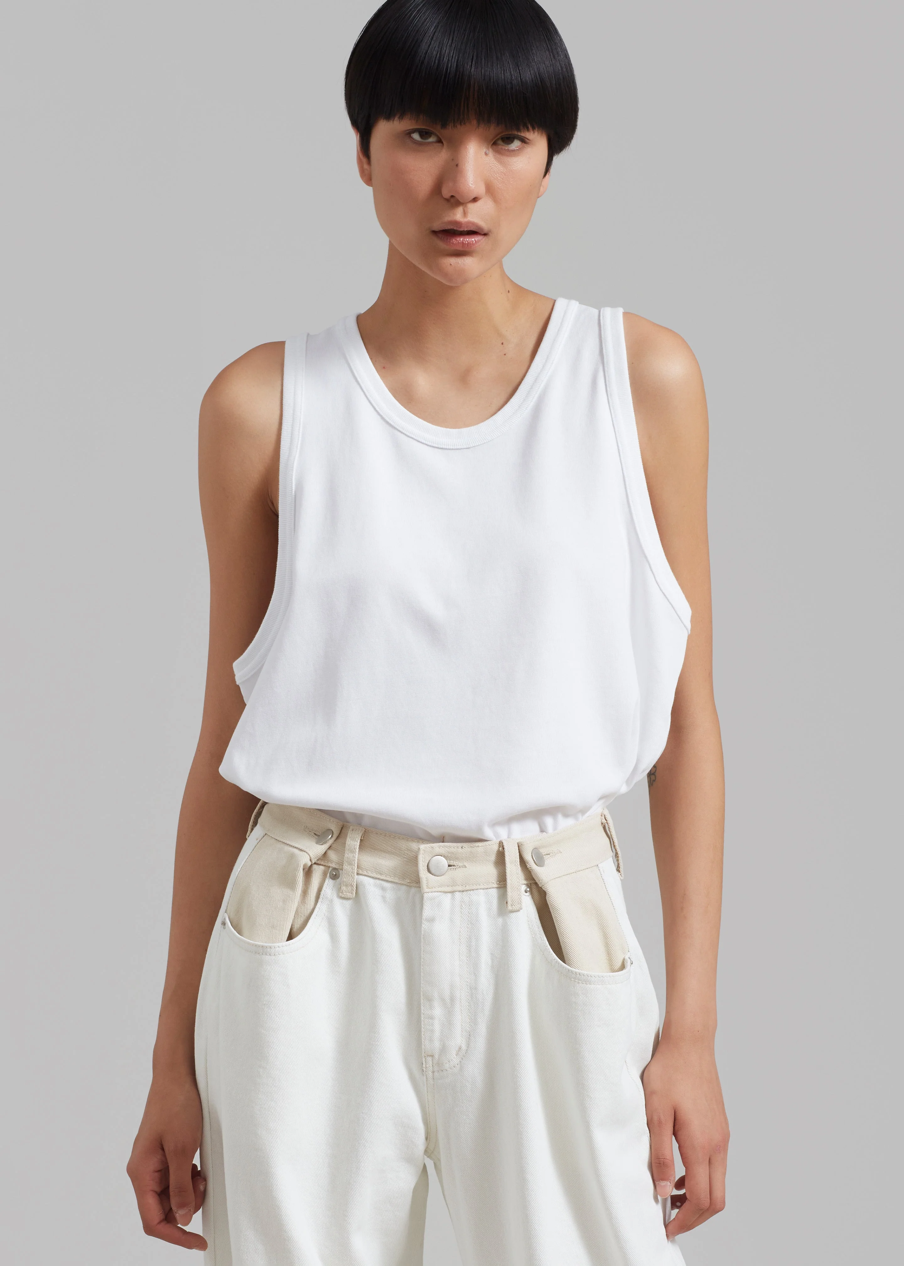 Briston Boxy Tank - White - Image 9
