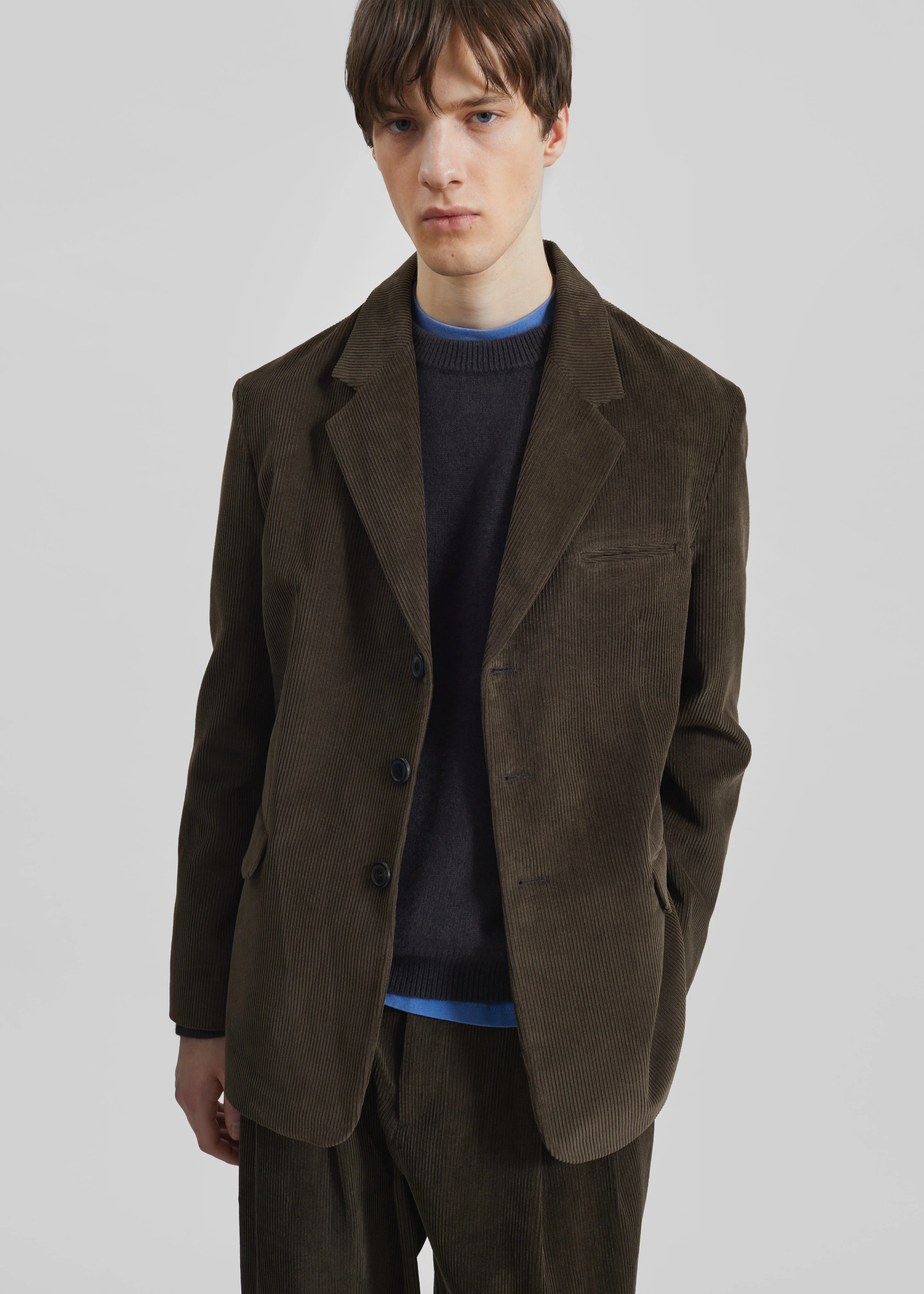 Bryant Corduroy Blazer - Brown - Image 5