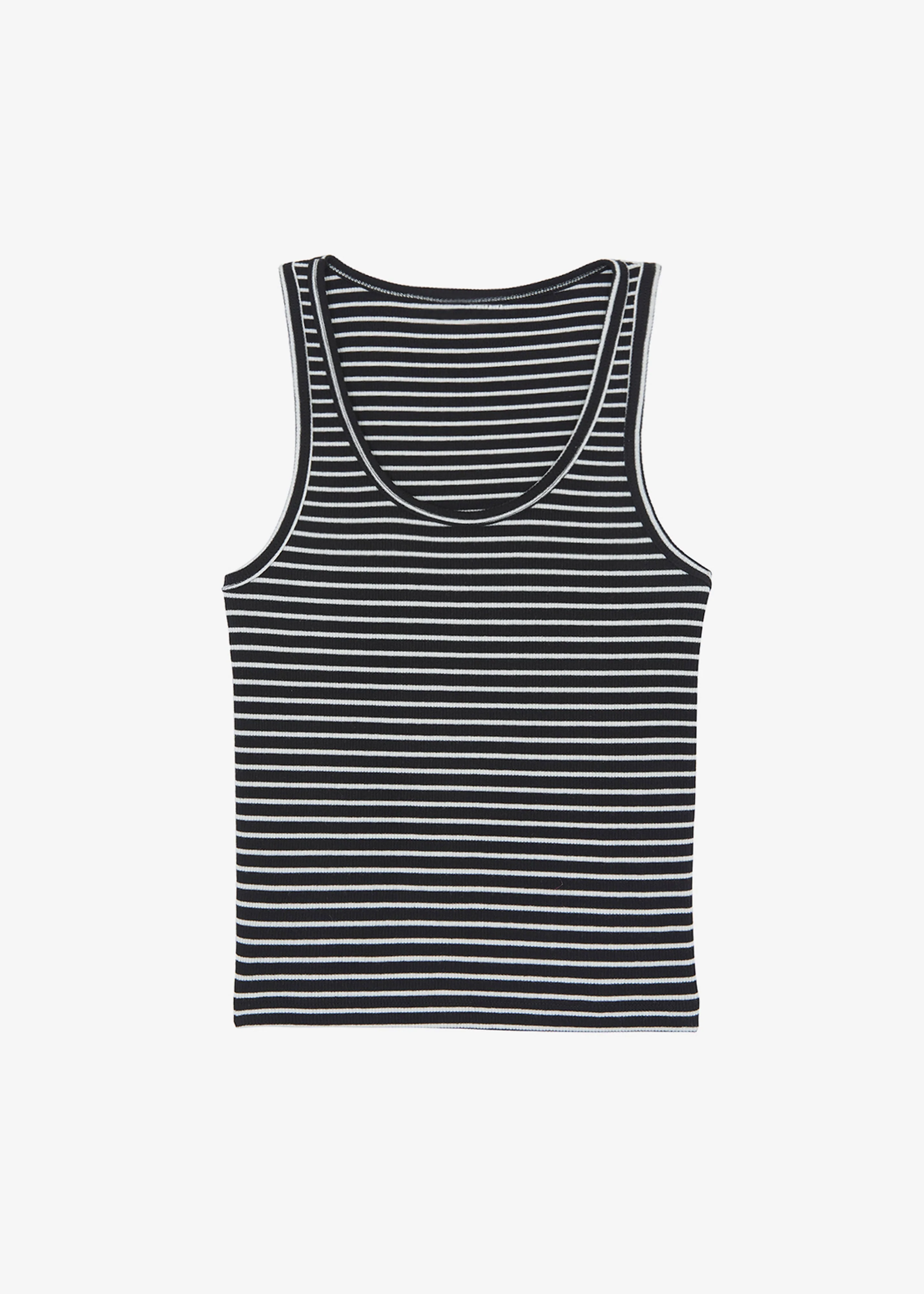 Bryn Tank Top - White Stripe - Image 6