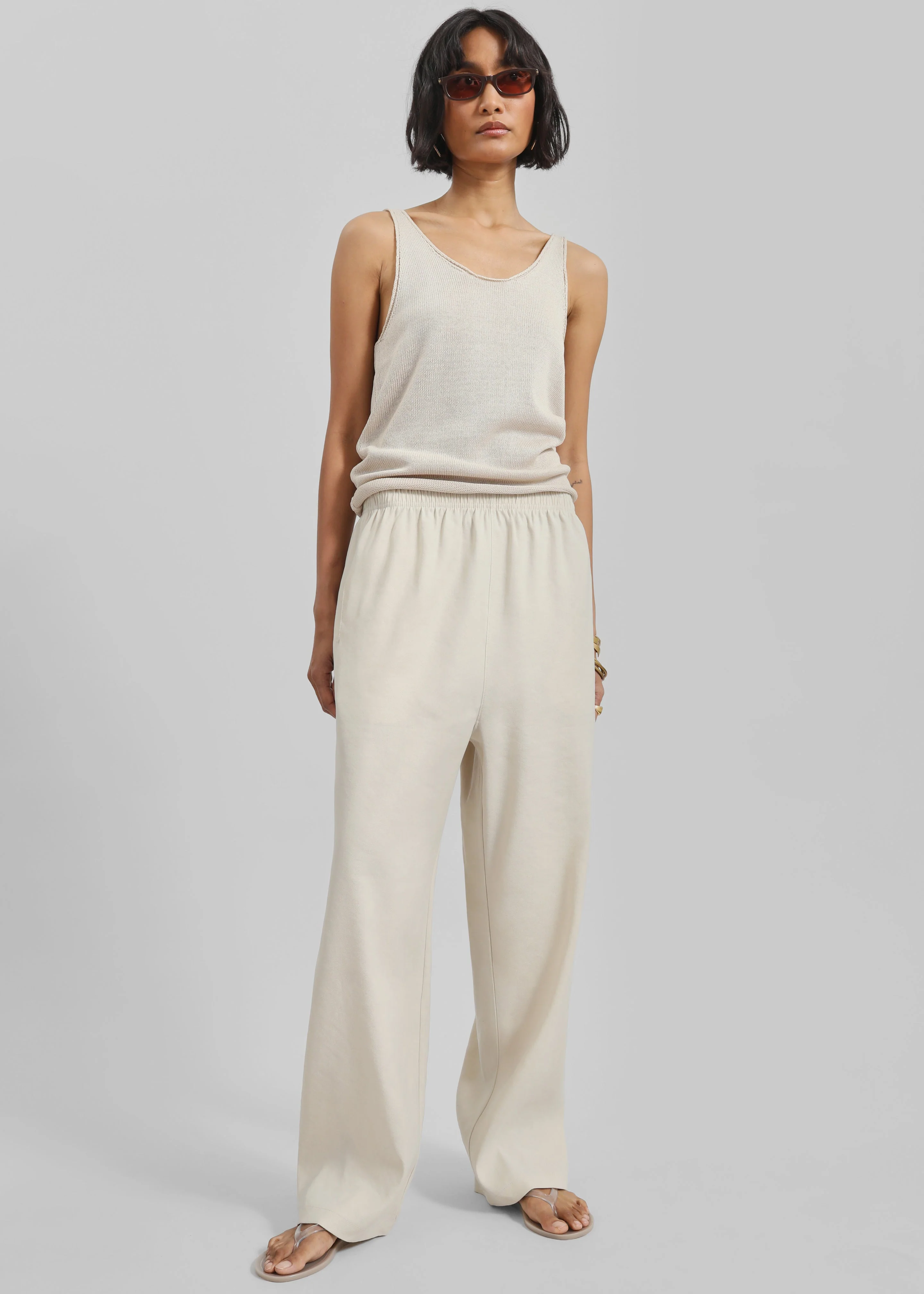 Cavert Linen Pants - Sand - Image 4